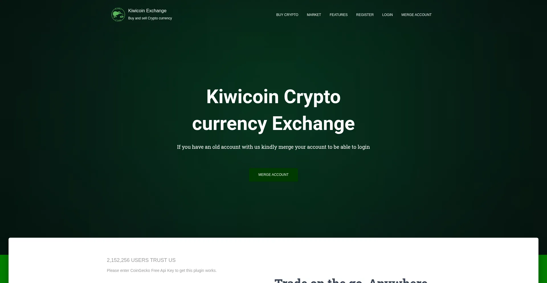 Kiwicoin.exchange