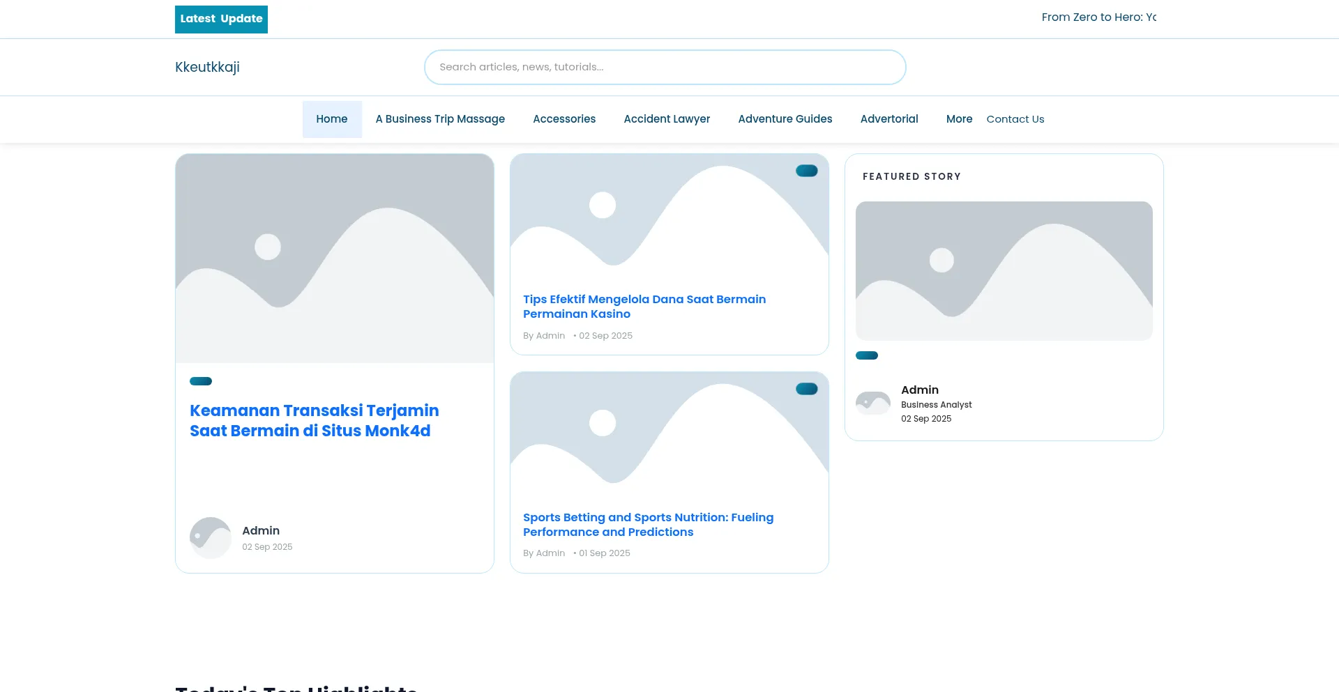 Website screenshot of Kkeutkkajiganda.com