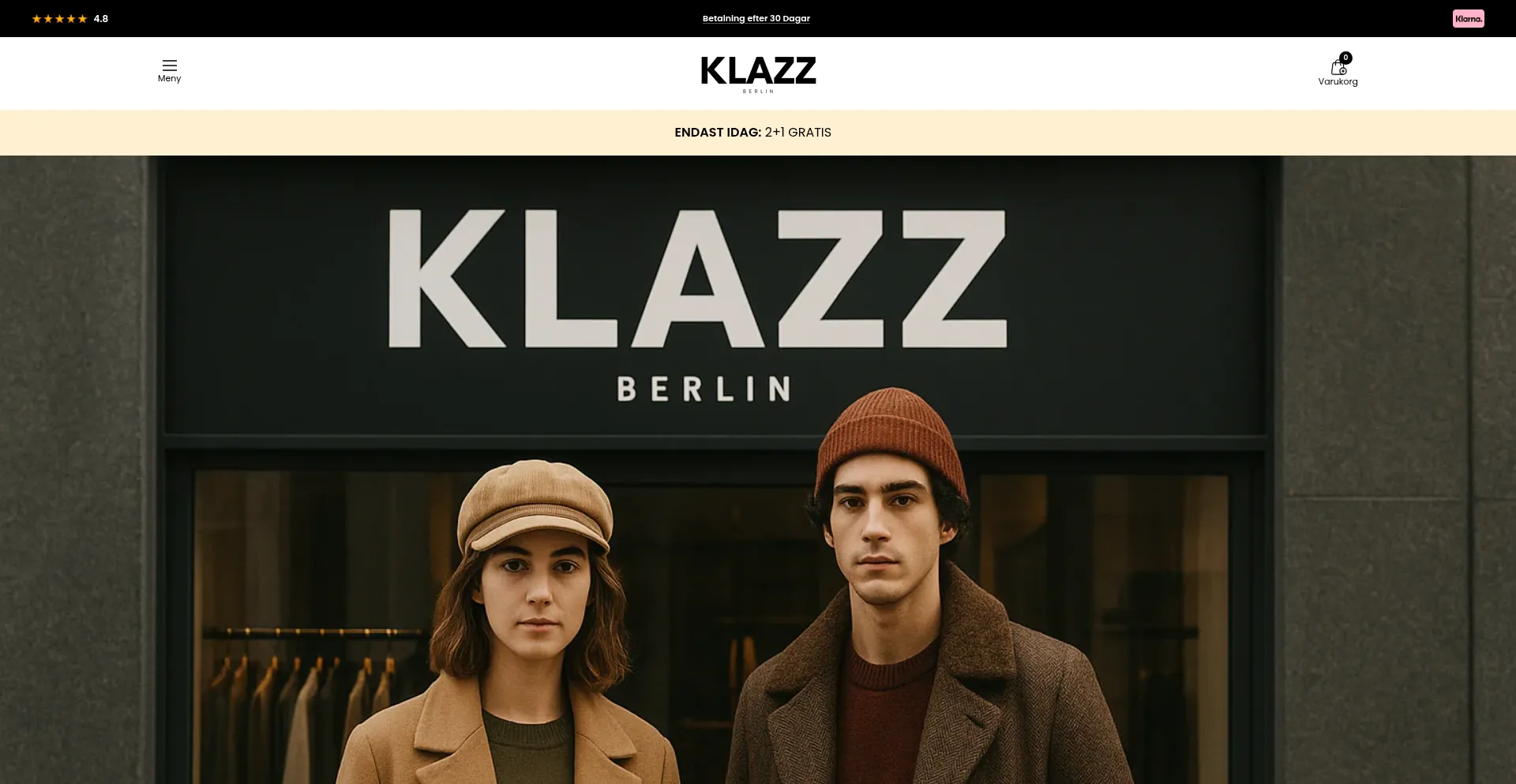 Website screenshot of Klazzberlin.com