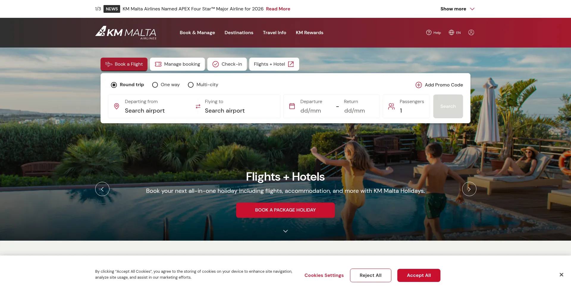 Kmmaltairlines.com