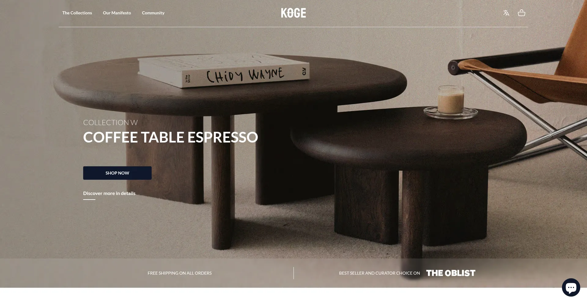 Website screenshot of Kogedesign.com