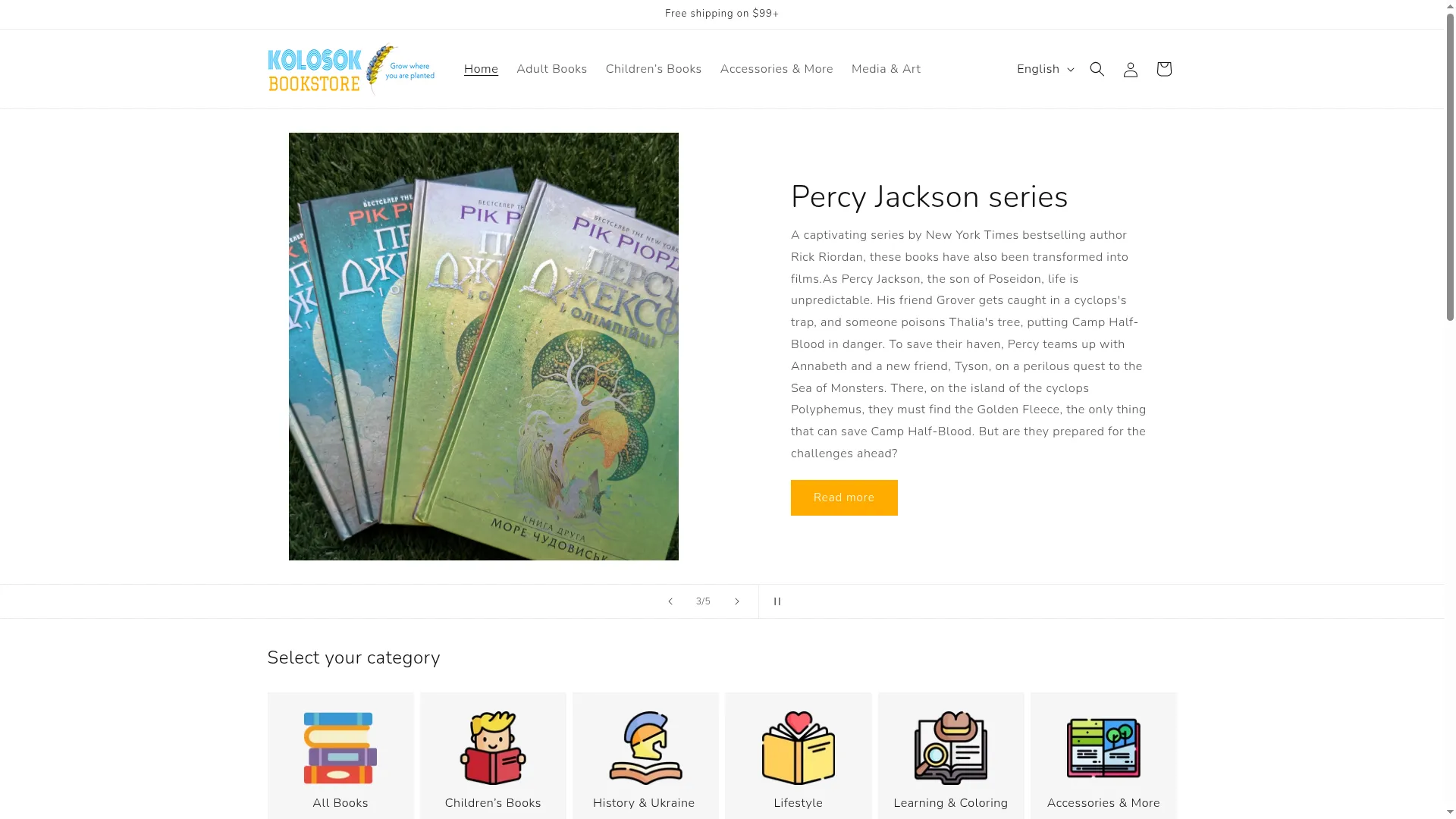 Kolosokbookstore.com