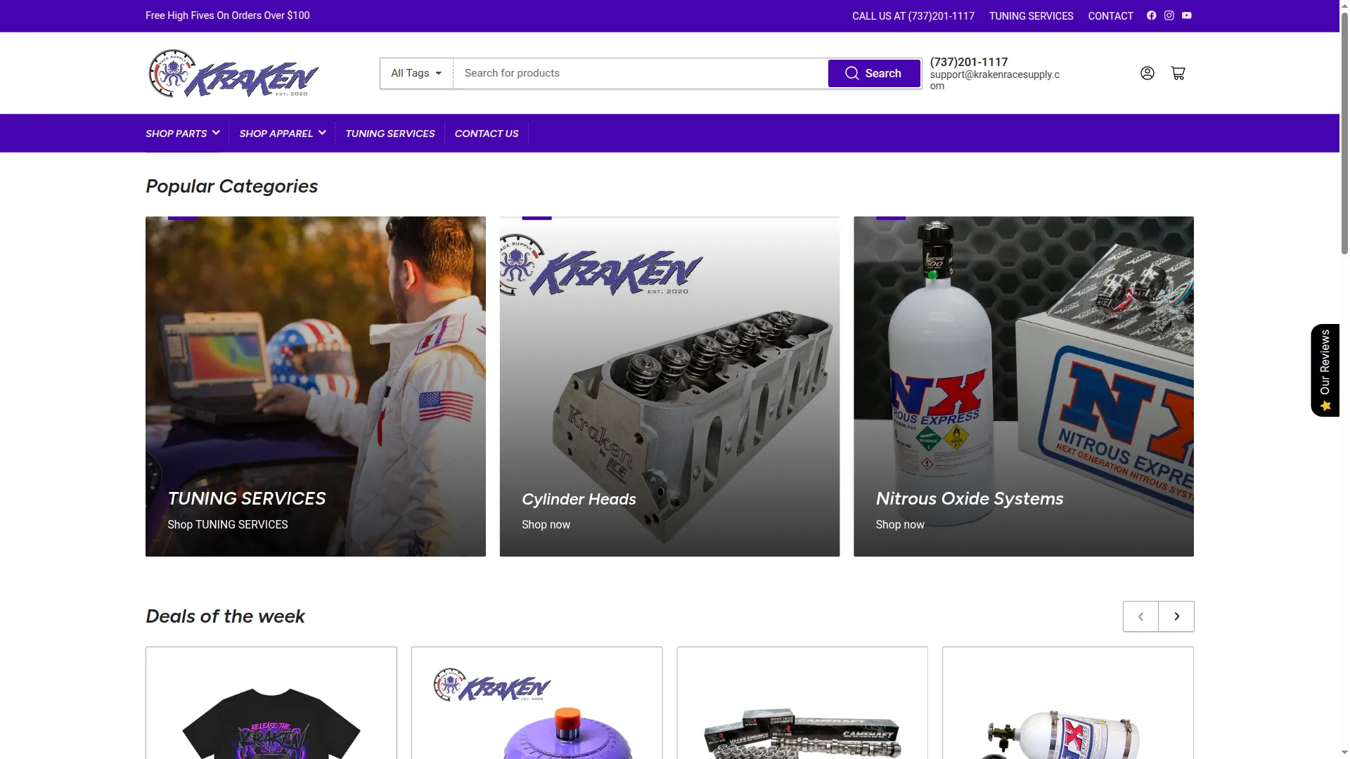 Krakenracesupply.com