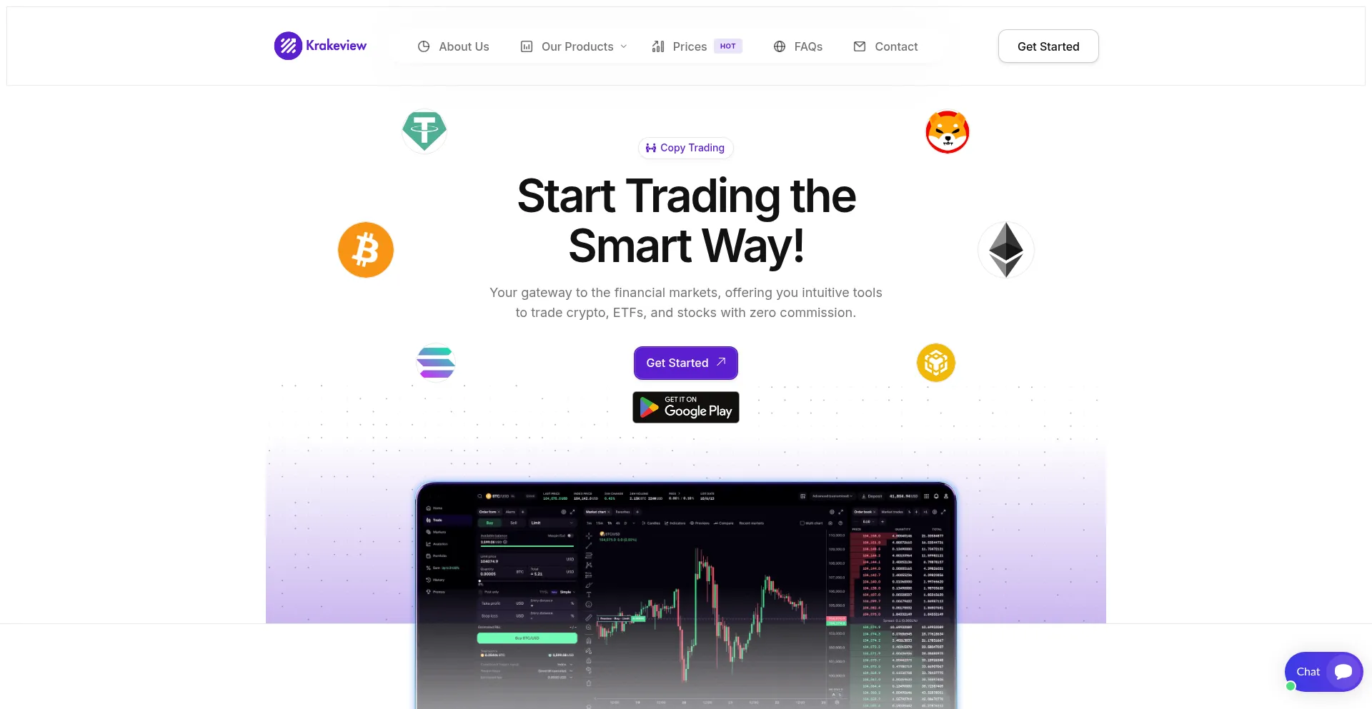 Website screenshot of Krakeview.com