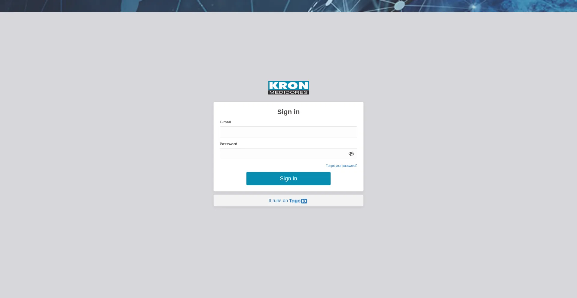 Website screenshot of Kron.tago.run
