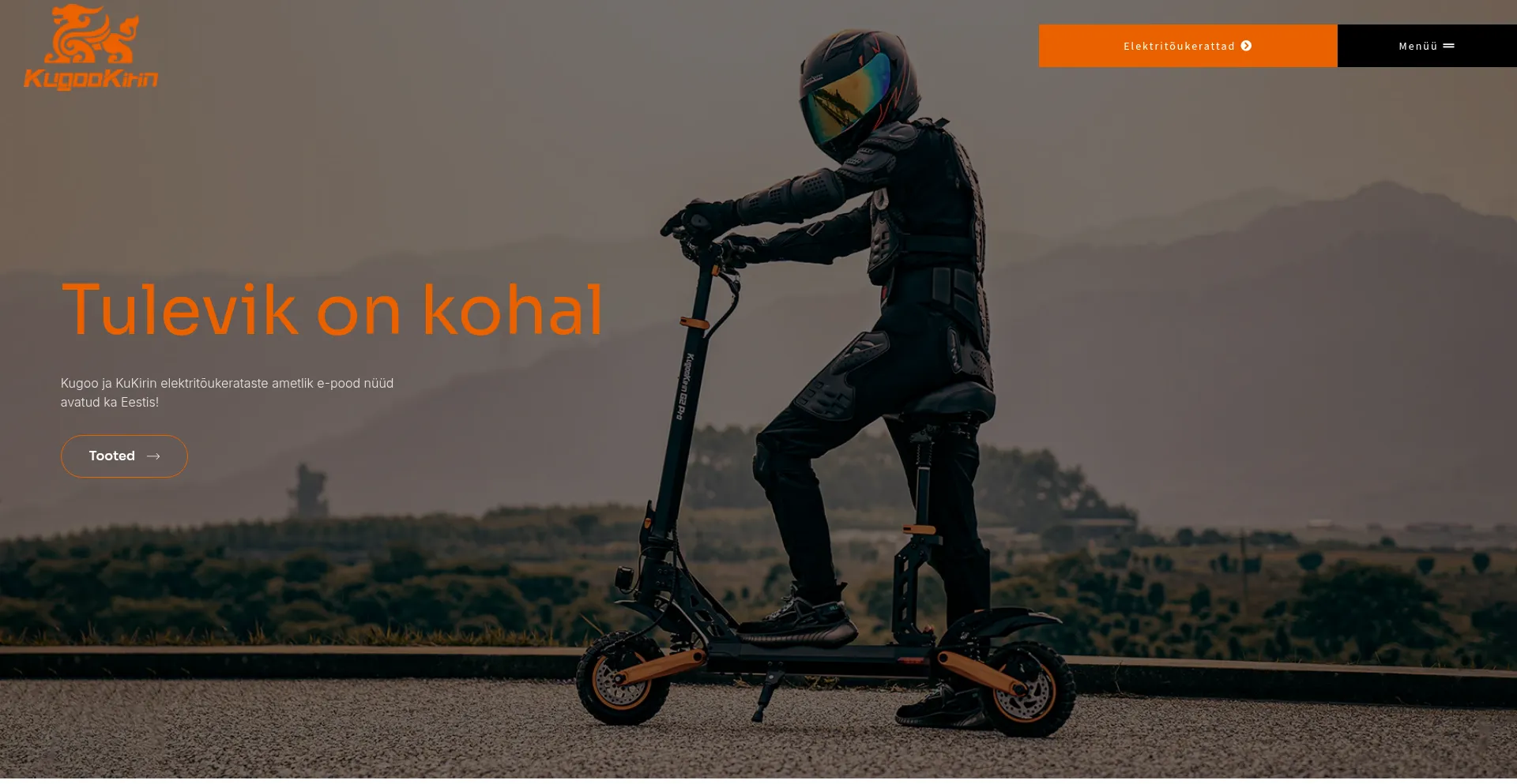 Website screenshot of Kugooeesti.ee