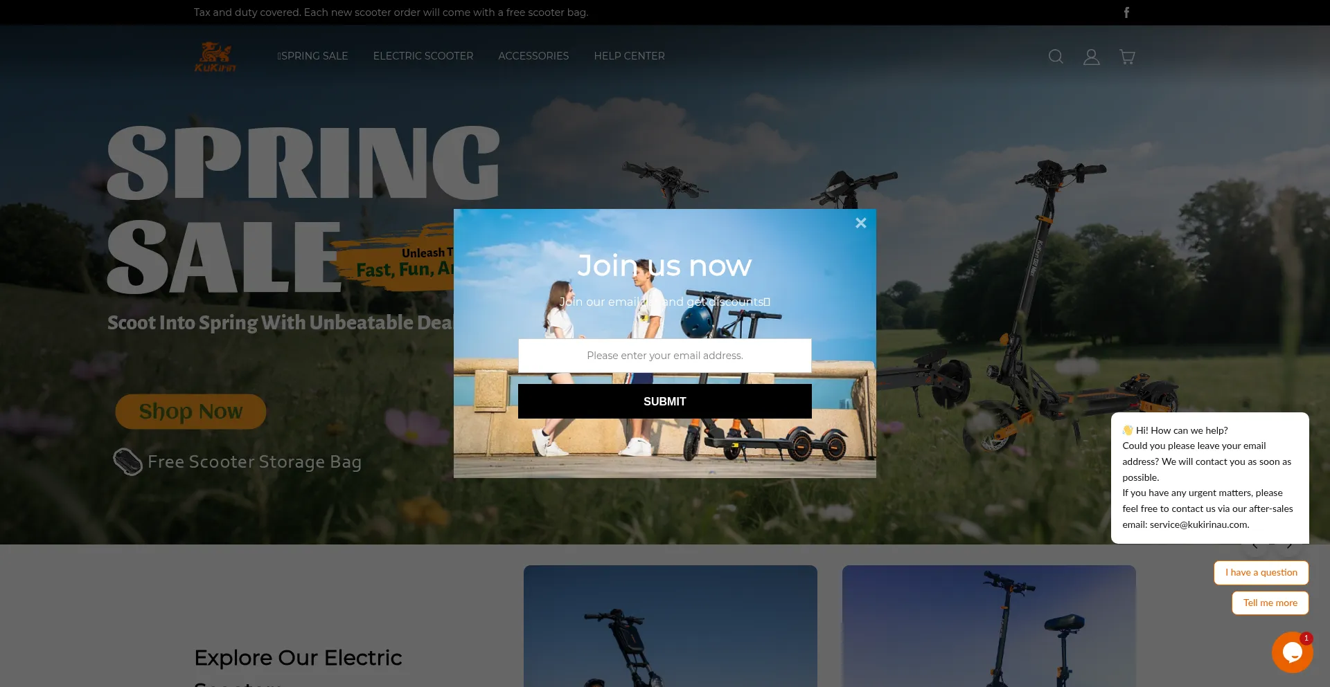 Website screenshot of Kukirinau.com