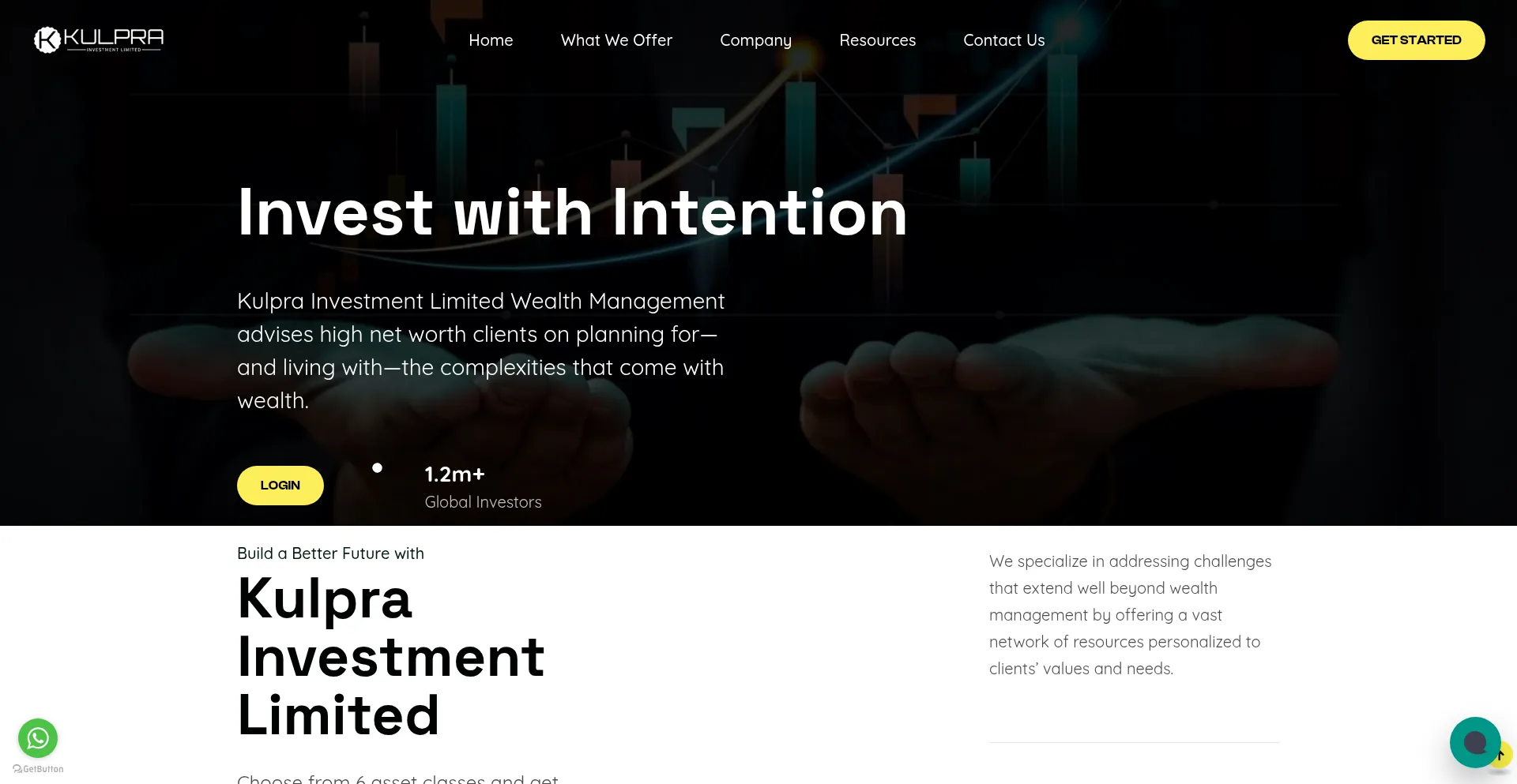 Website screenshot of Kulpra.com