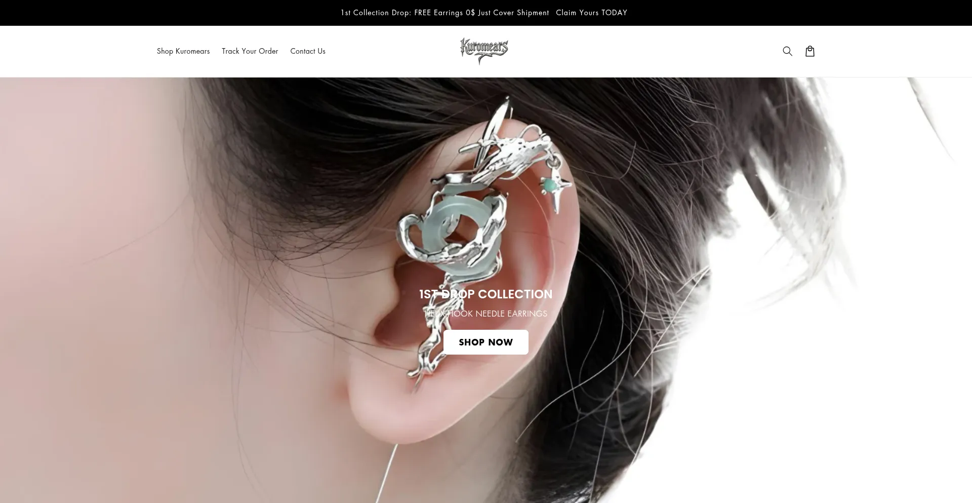 Website screenshot of Kuromears.com