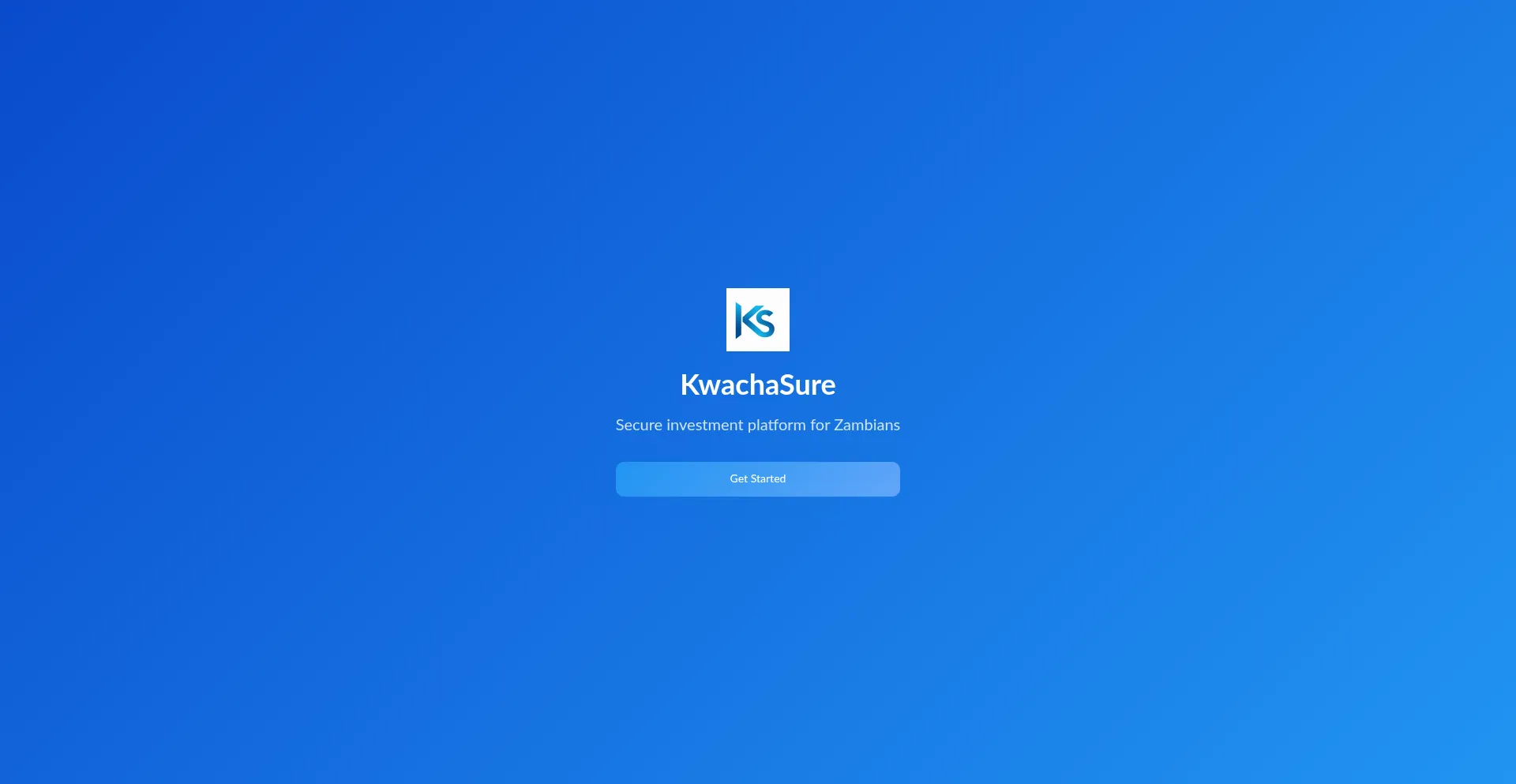 Website screenshot of Kwachasure.site