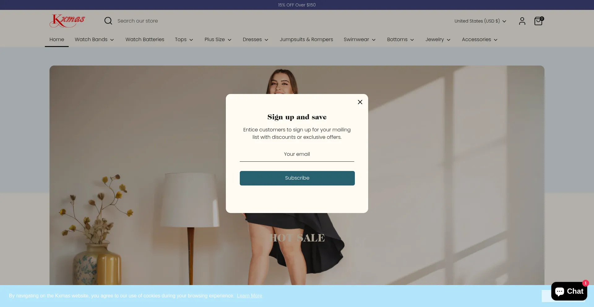 Website screenshot of Kxmas.com