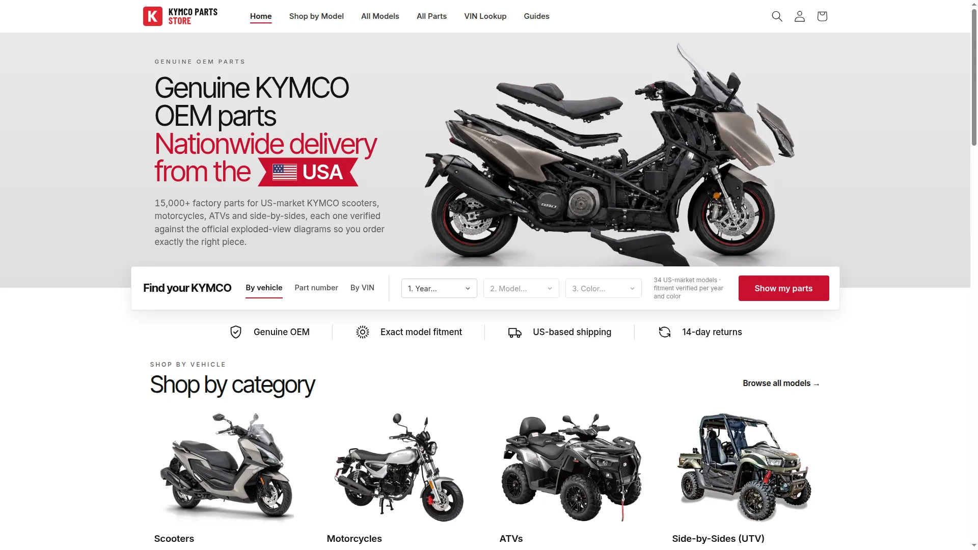 Kymcopartsstore.com