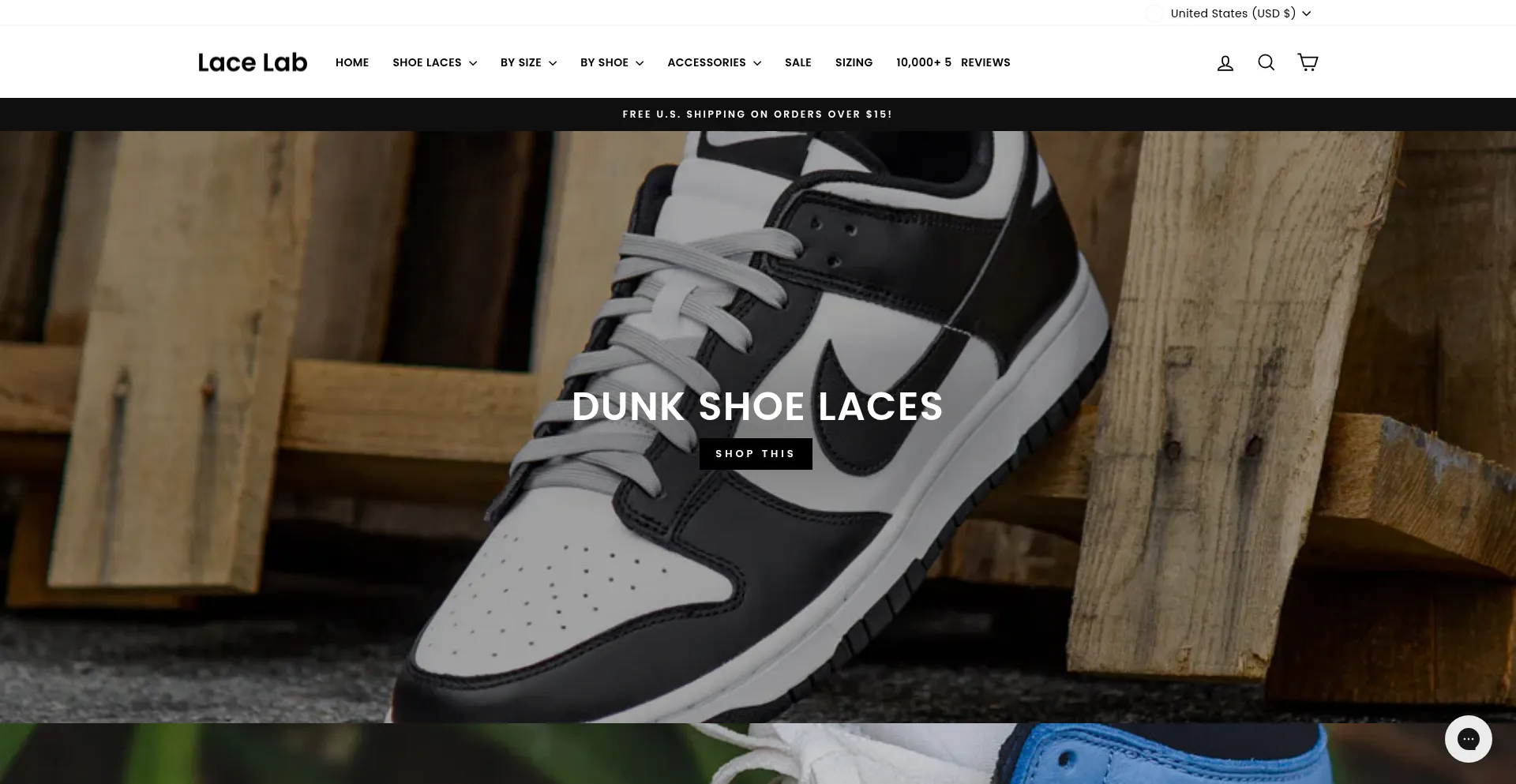 Website screenshot of Lacelab.com