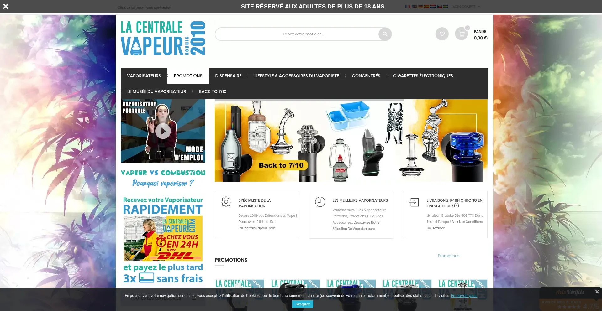 Lacentralevapeur.com