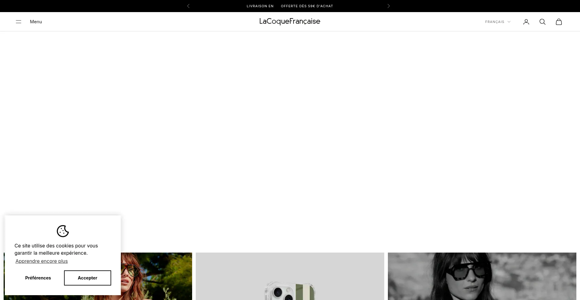 Website screenshot of Lacoquefrancaise.com