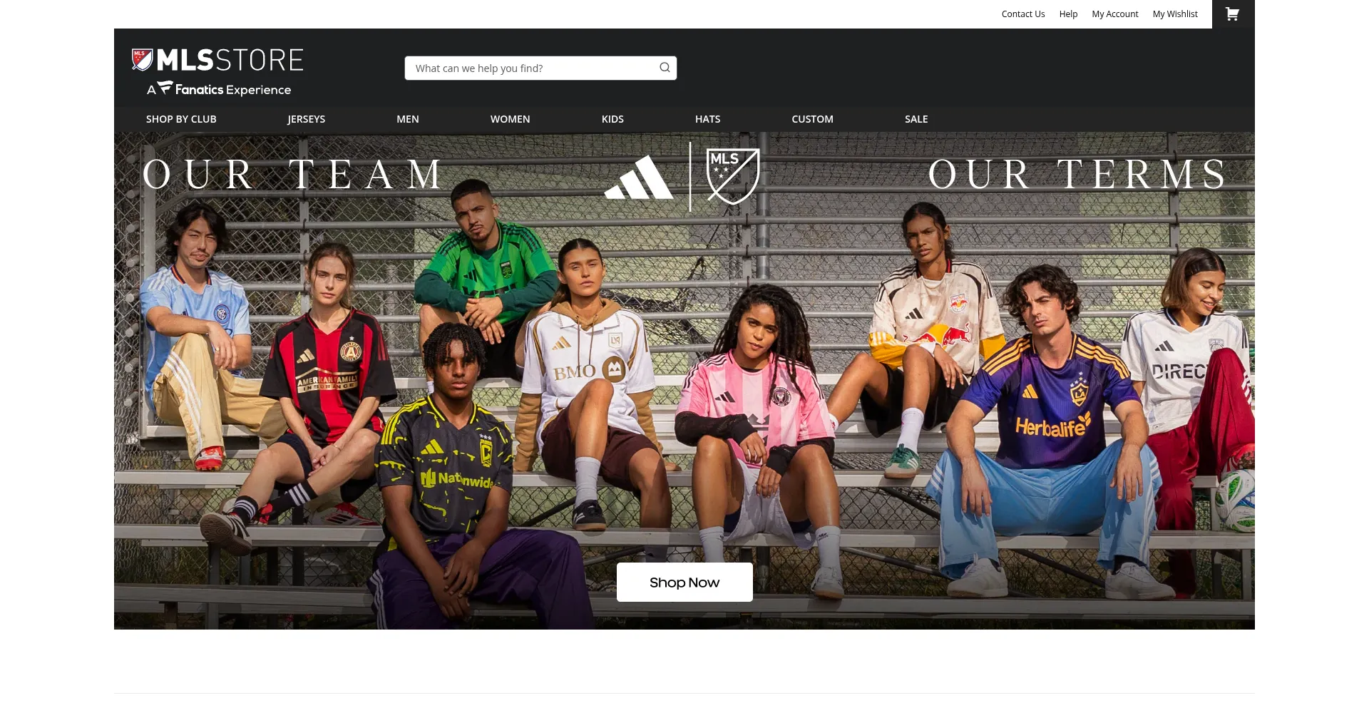 Website screenshot of Lafcjerseys.us
