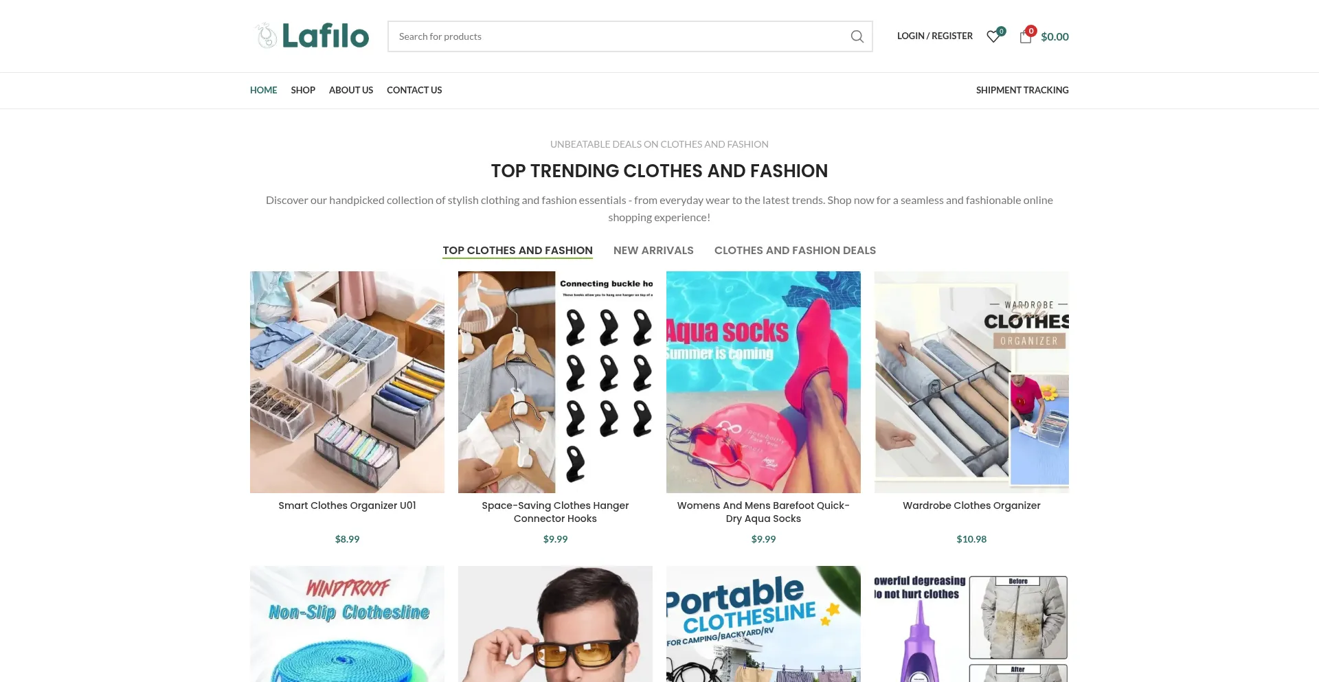 Website screenshot of Lafilo.co