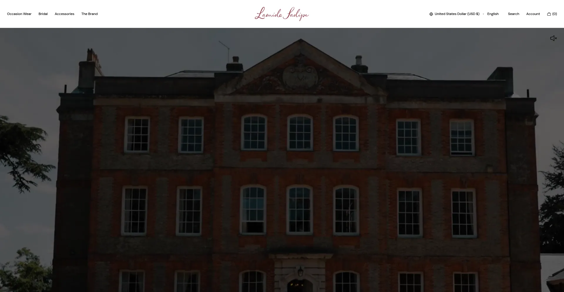 Website screenshot of Lamidesadipe.com