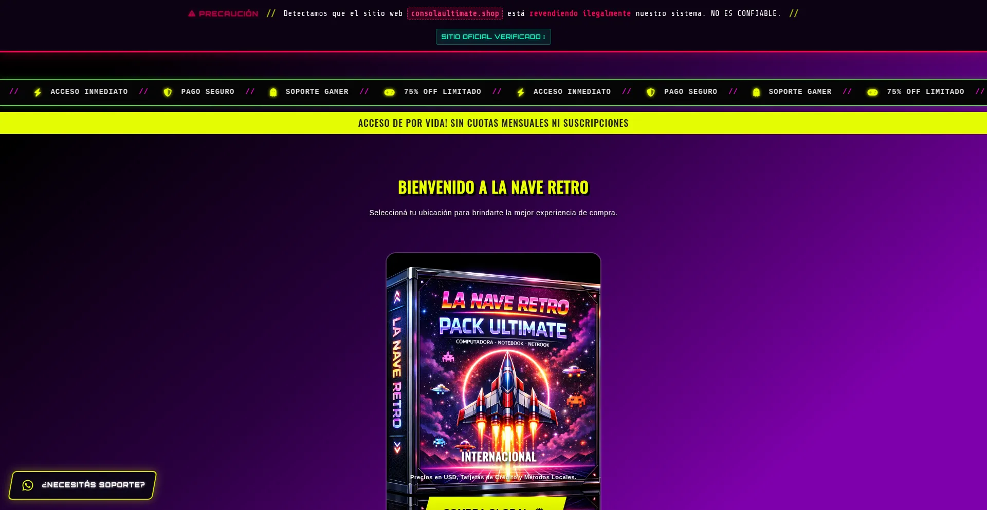 Lanaveretrooficial.shop