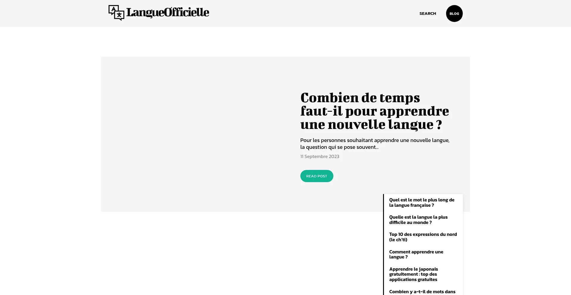 Langueofficielle.com