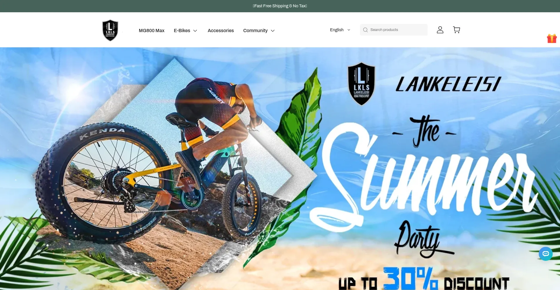 Website screenshot of Lankeleisi-store.com