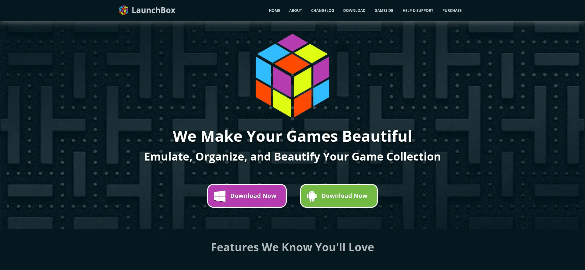 Website screenshot of Launchbox-app.com