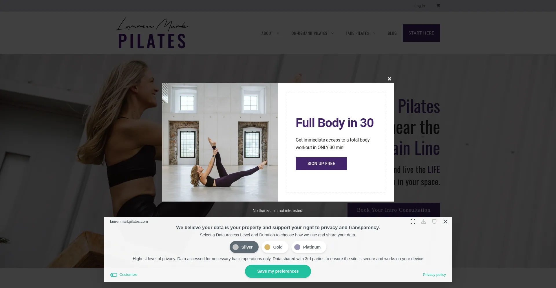 Laurenmarkpilates.com