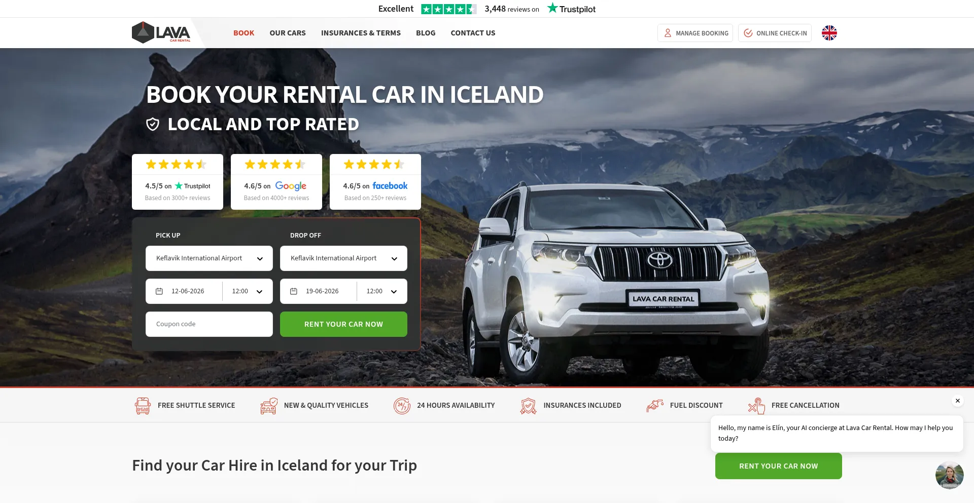 Lavacarrental.is