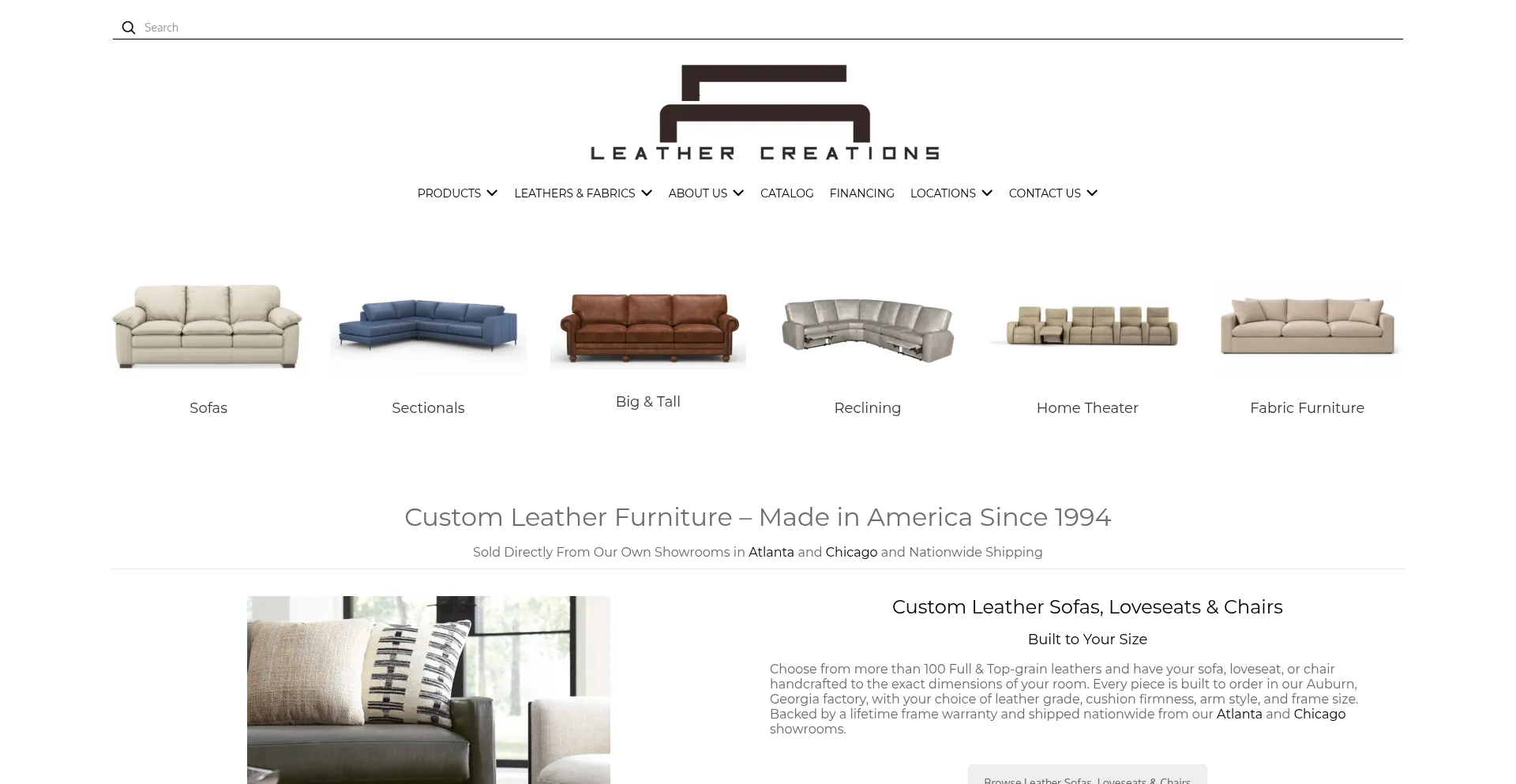 Leathercreationsfurniture.com