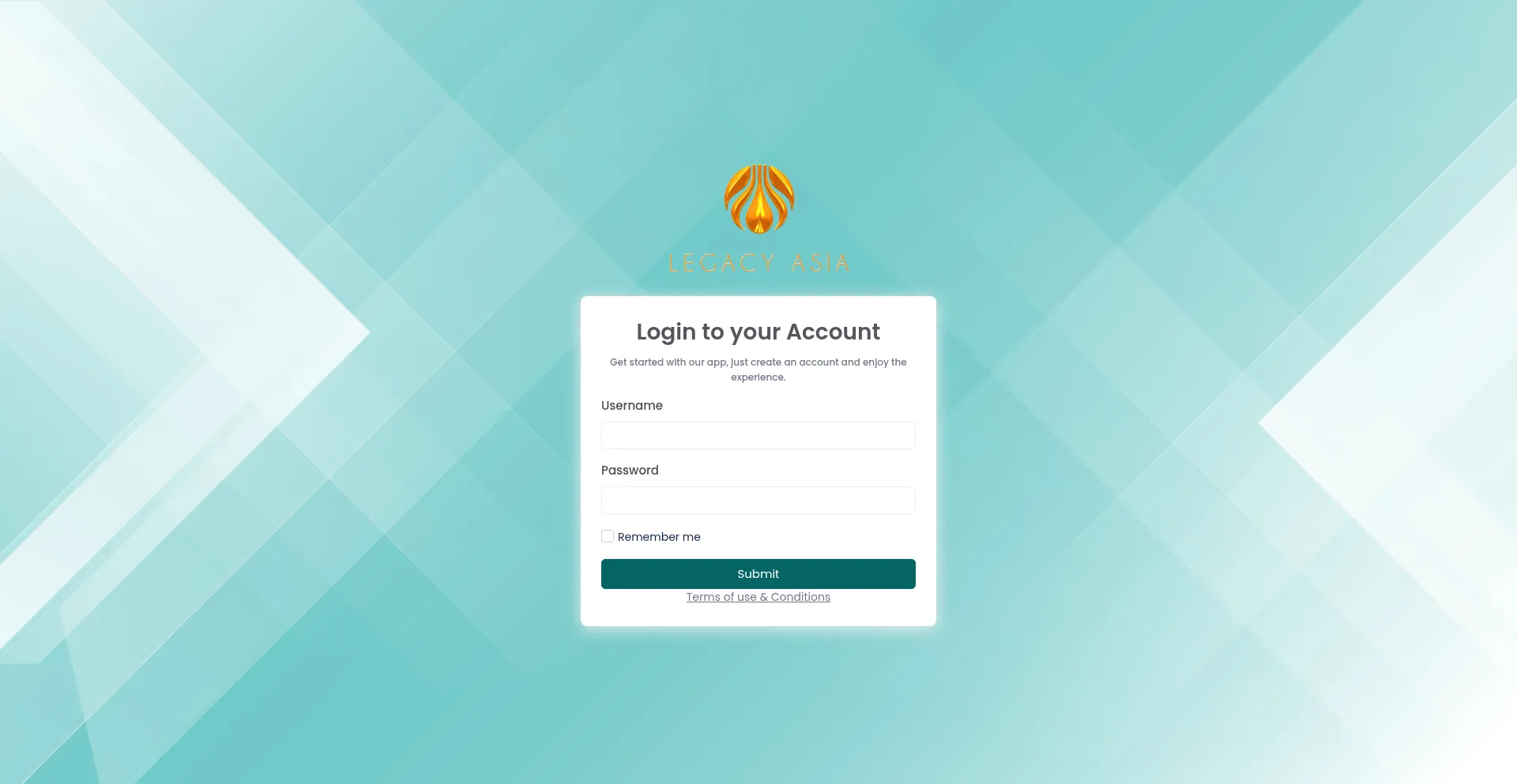 Website screenshot of Legacyasiainternational.com