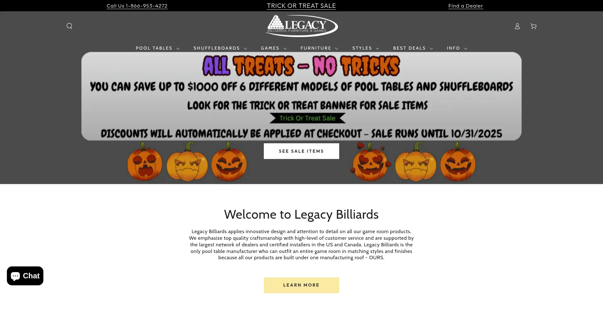 Legacybilliards.com