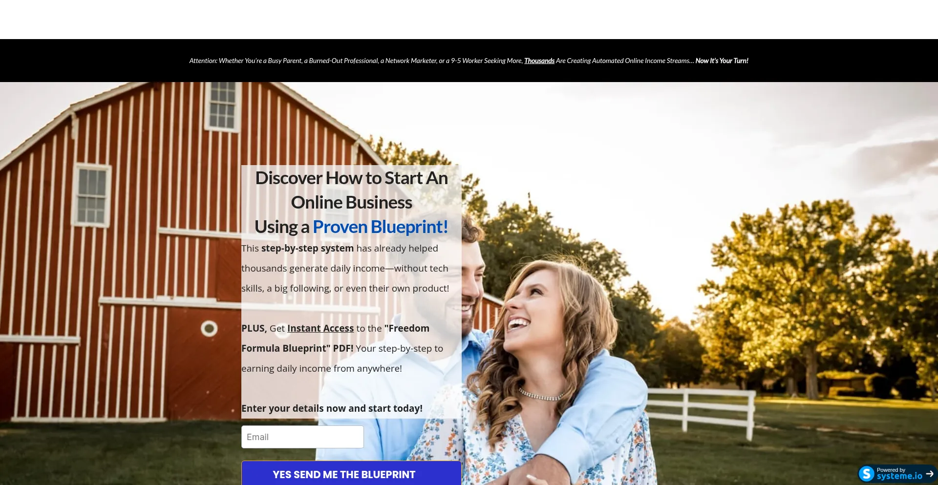 Website screenshot of Legacywithbrooke.com