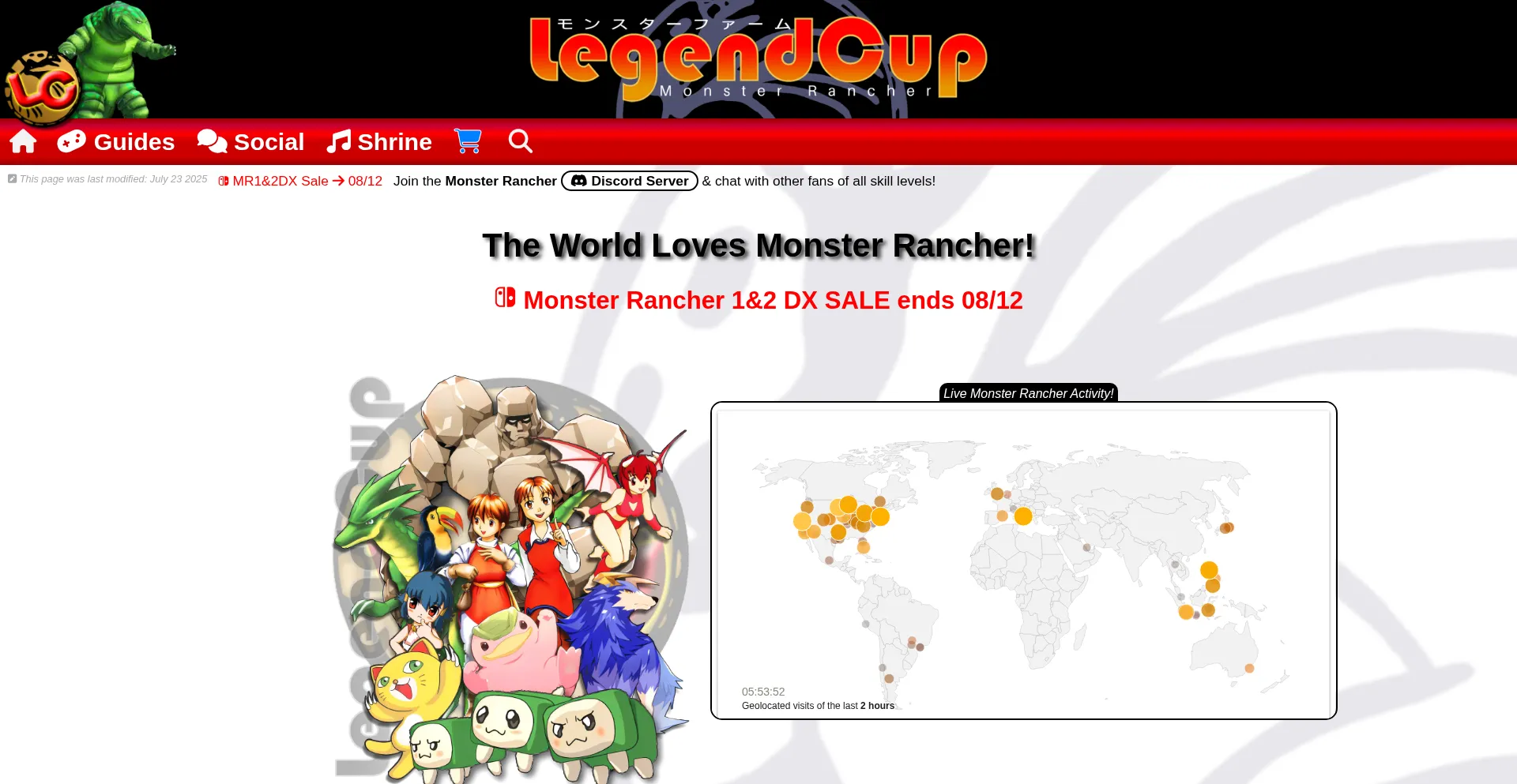 Website screenshot of Legendcup.com