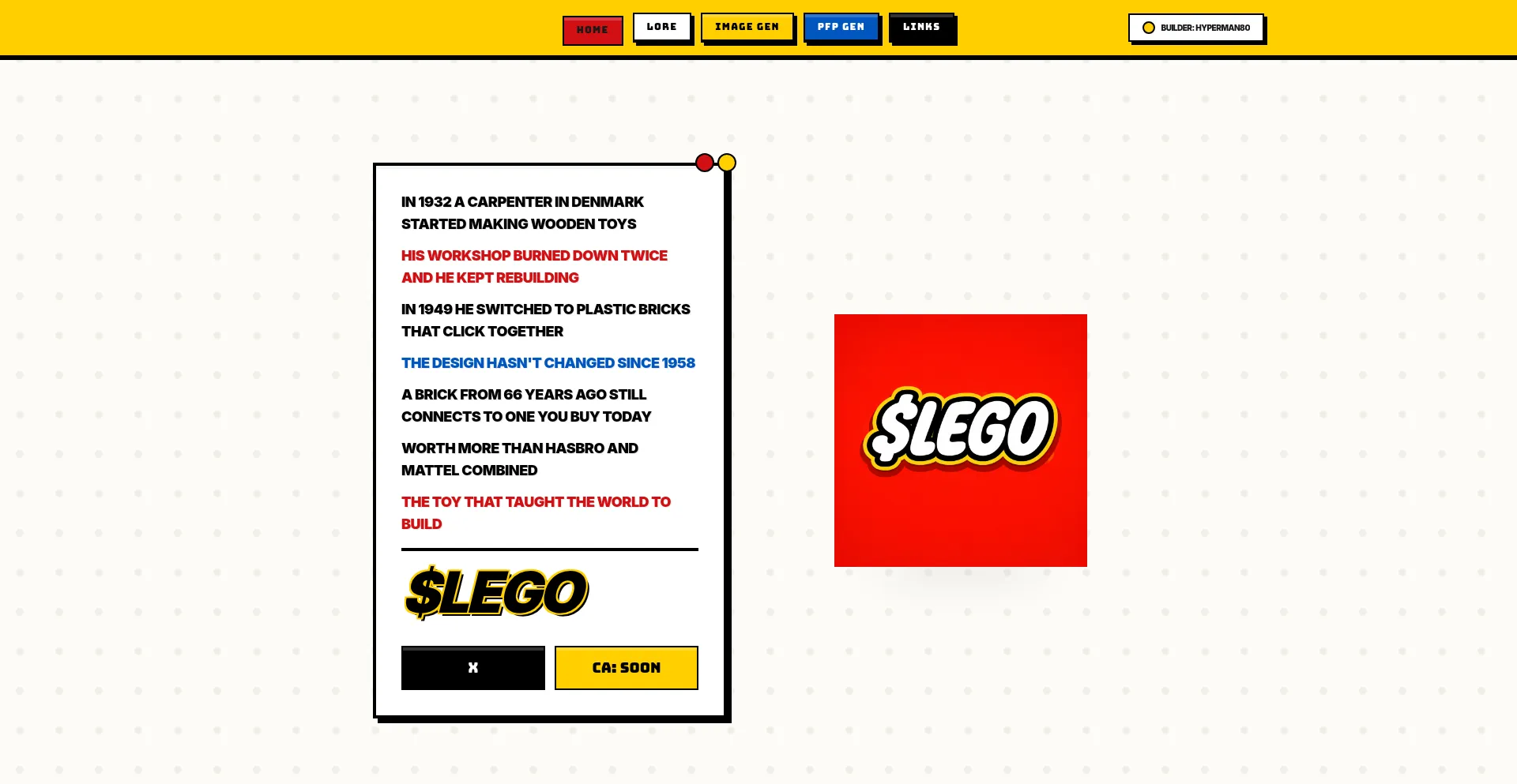 Legopumpfun.com