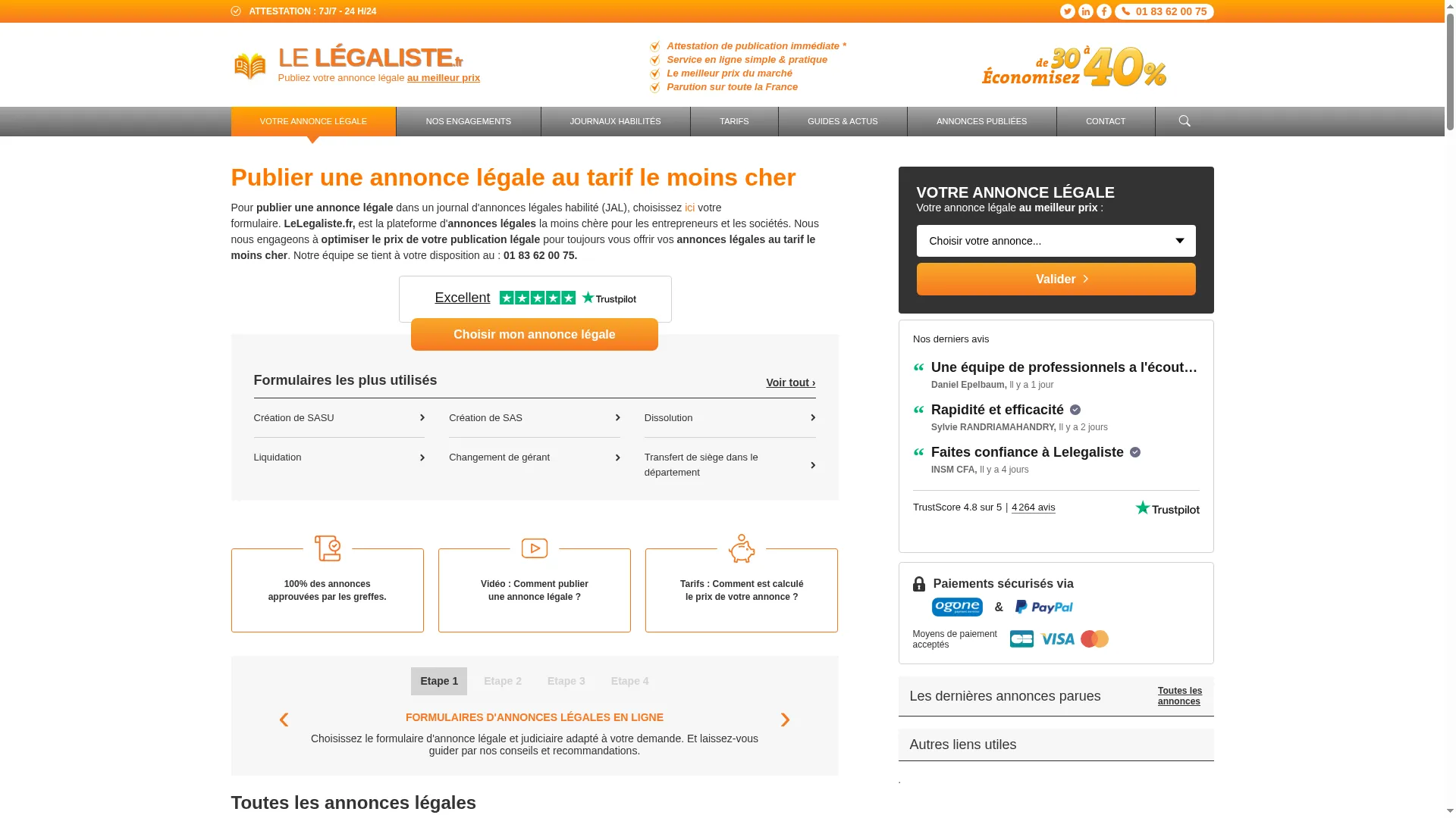 Lelegaliste.fr