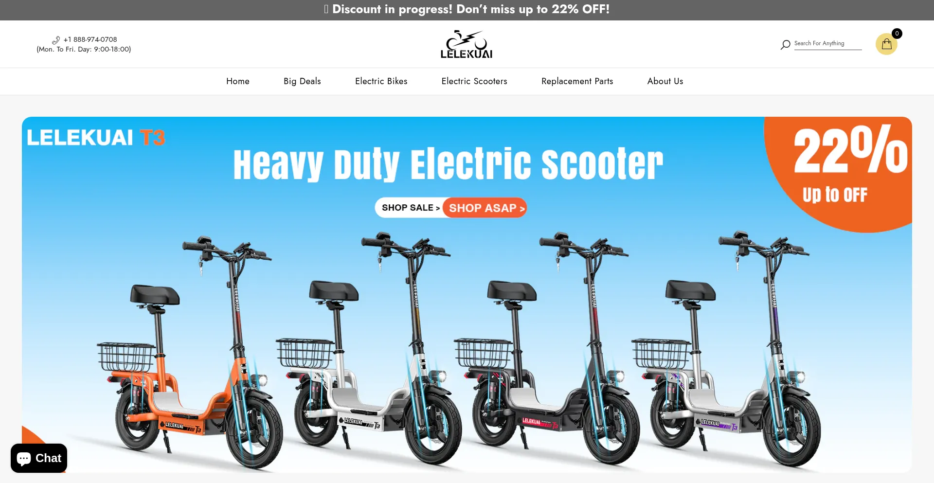 Website screenshot of Lelekuai.com