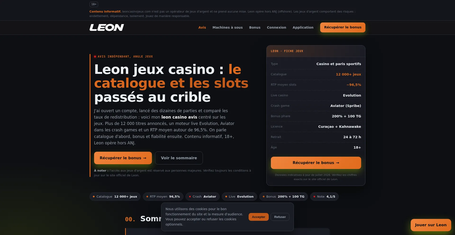Leoncasinojeux.com