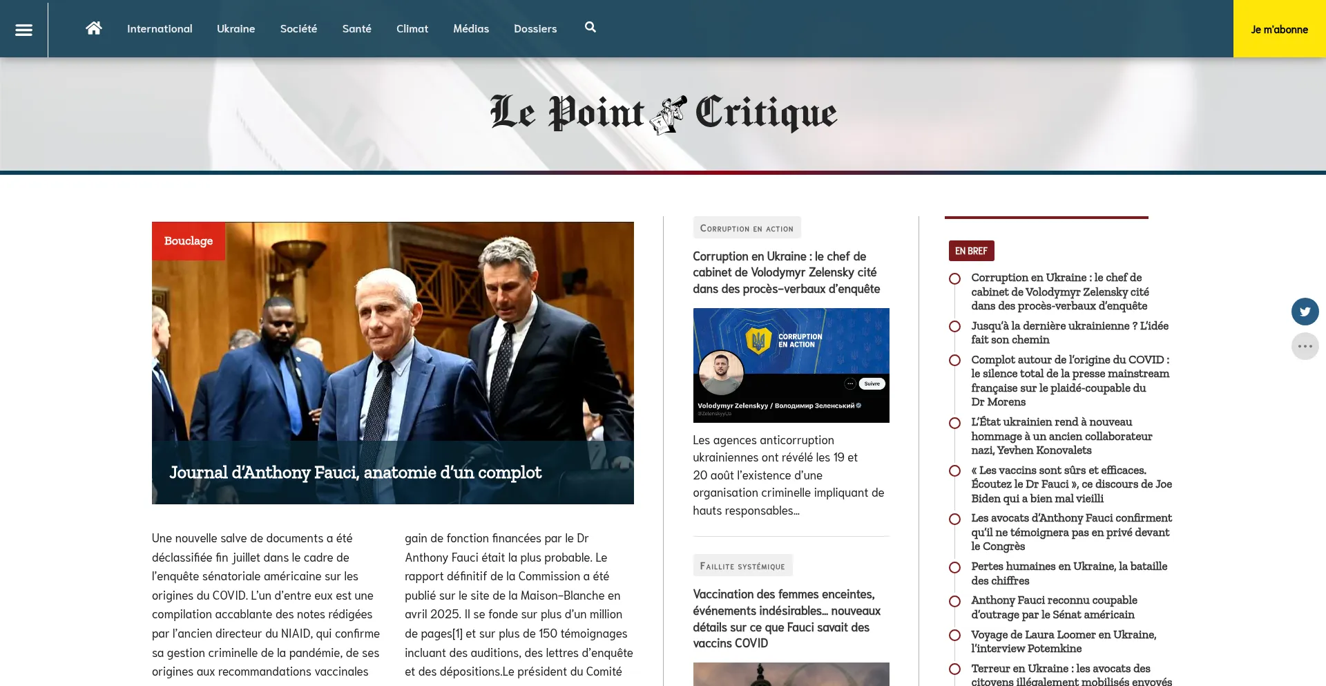 Lepointcritique.fr