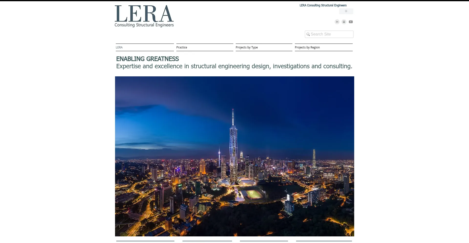 Website screenshot of Lera.com
