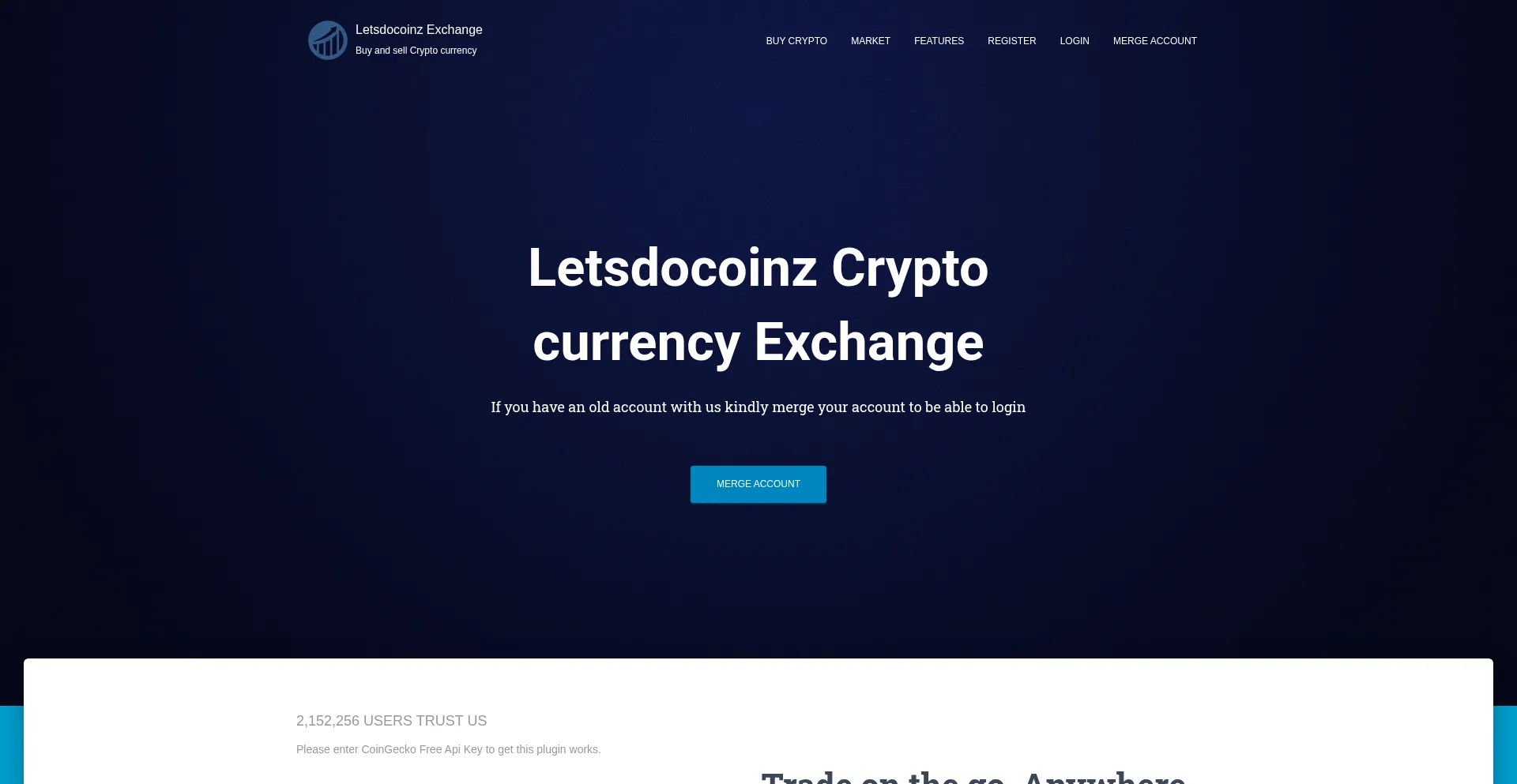 Letsdocoinz.exchange