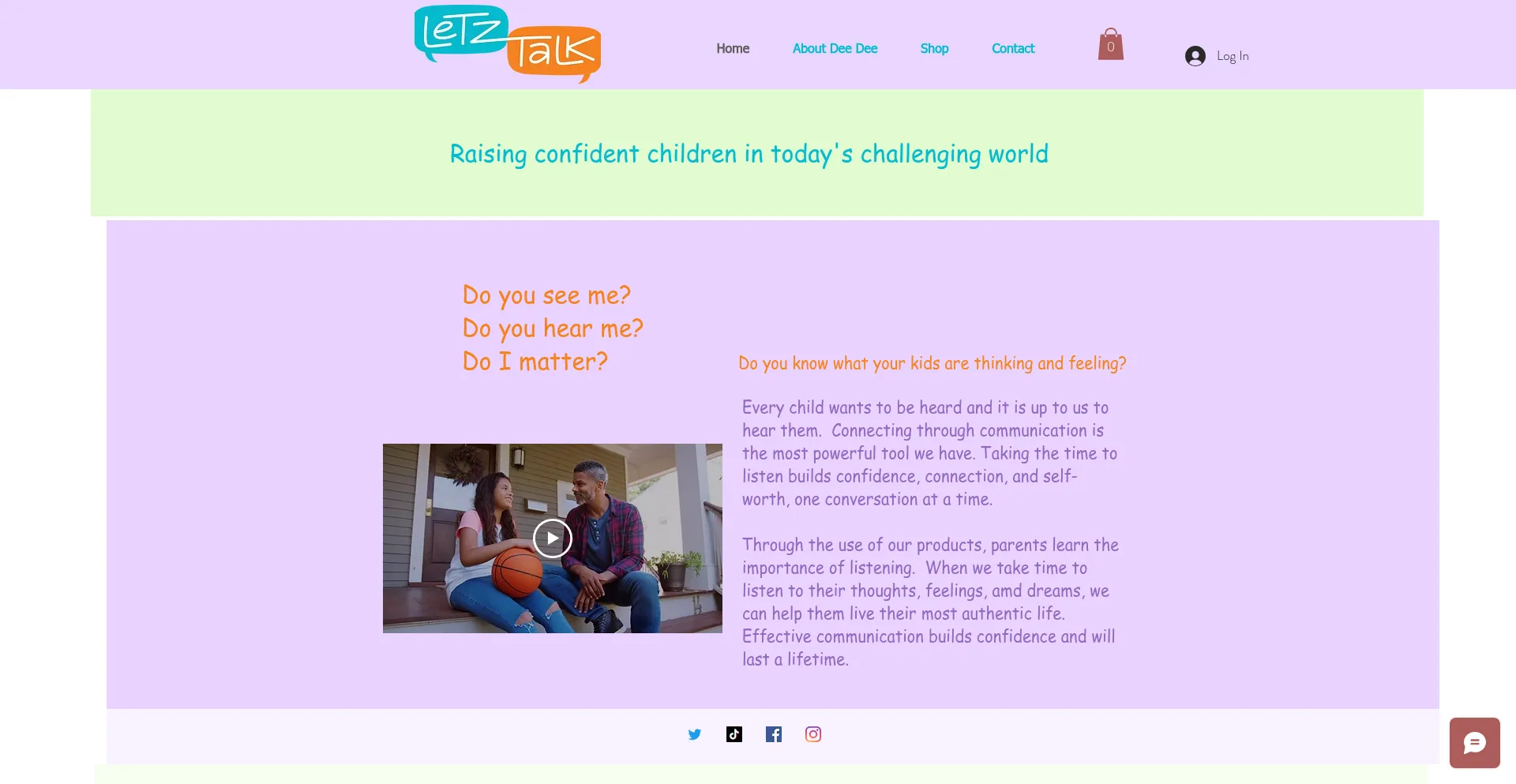 Website screenshot of Letztalknow.com