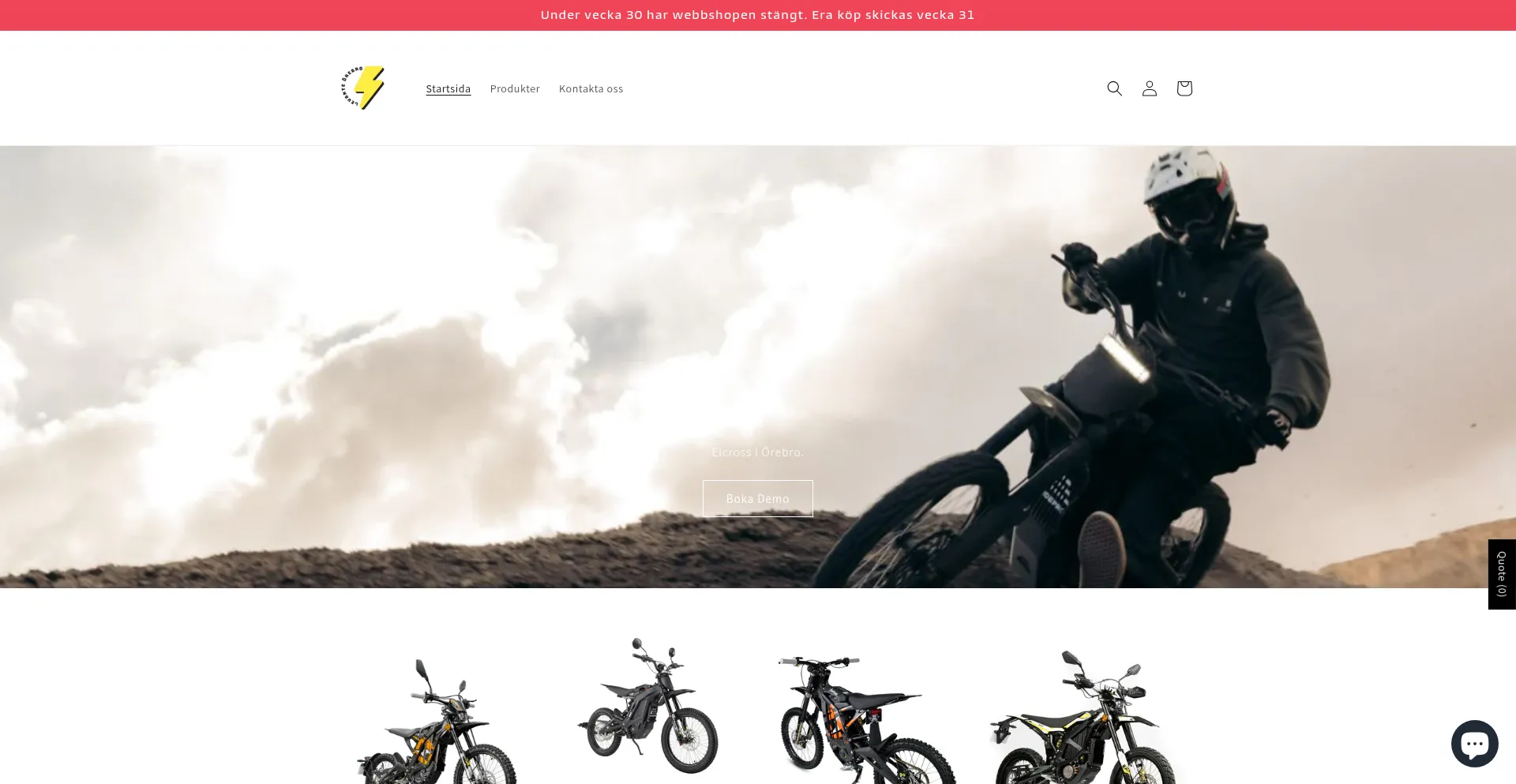 Website screenshot of Levanteorebro.com