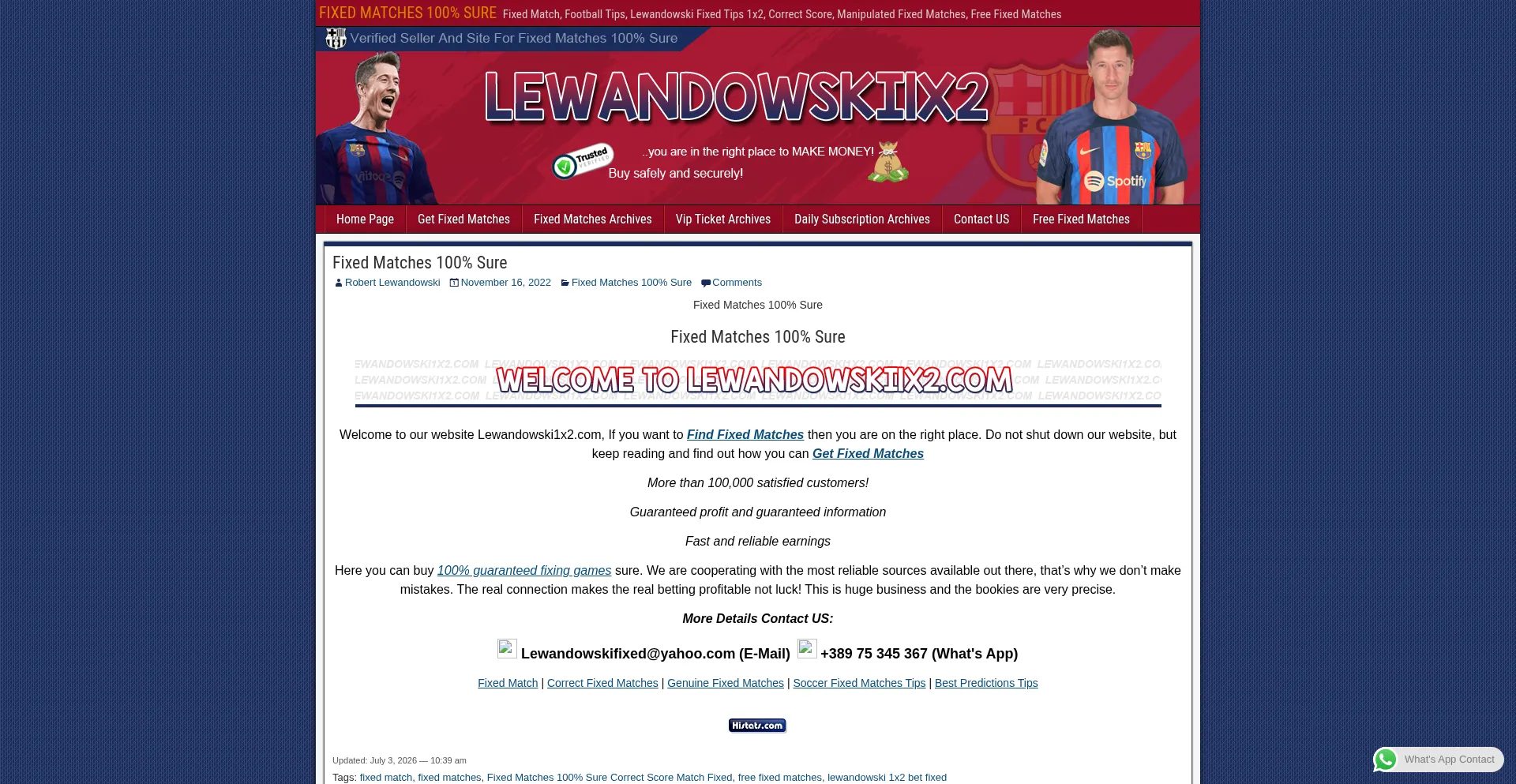 Lewandowski1x2.com