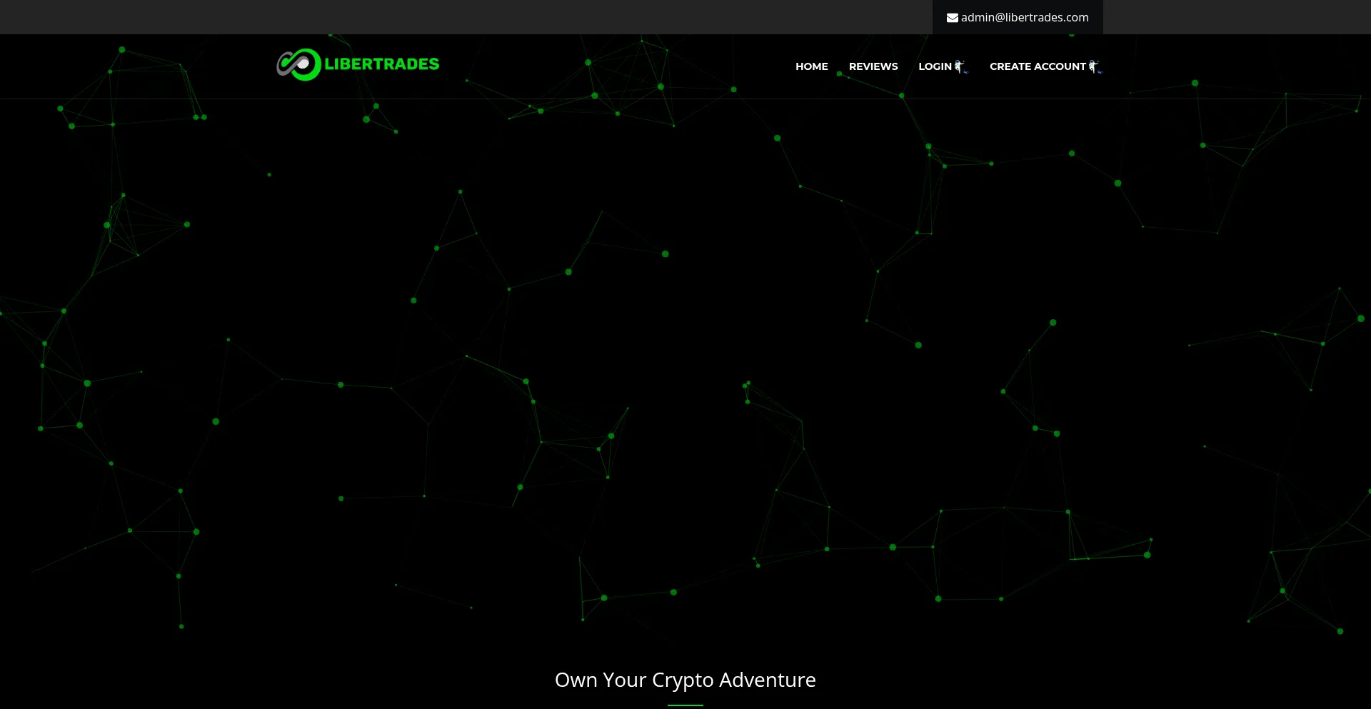 Website screenshot of Libertrades.com