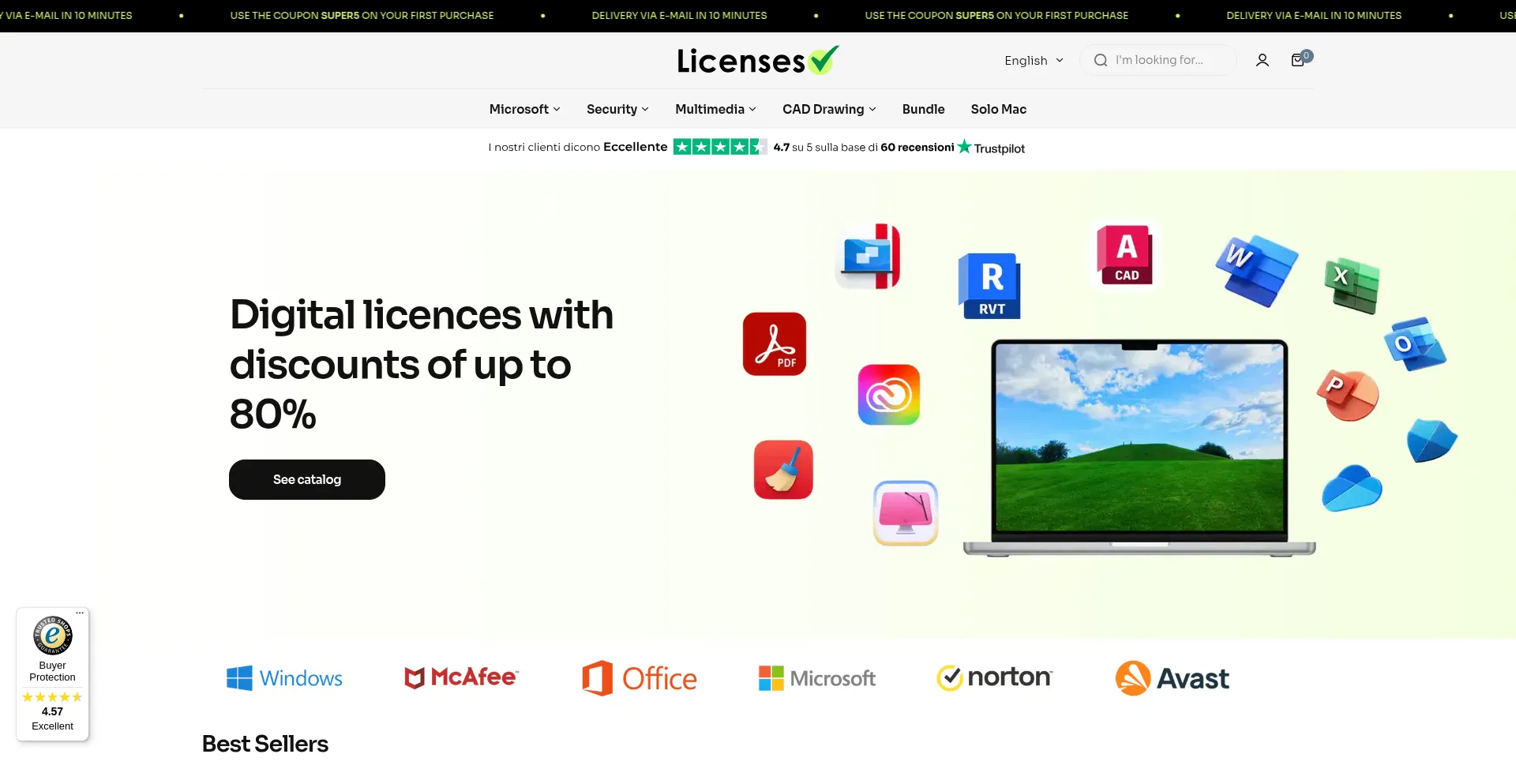 Website screenshot of Licensesok.com