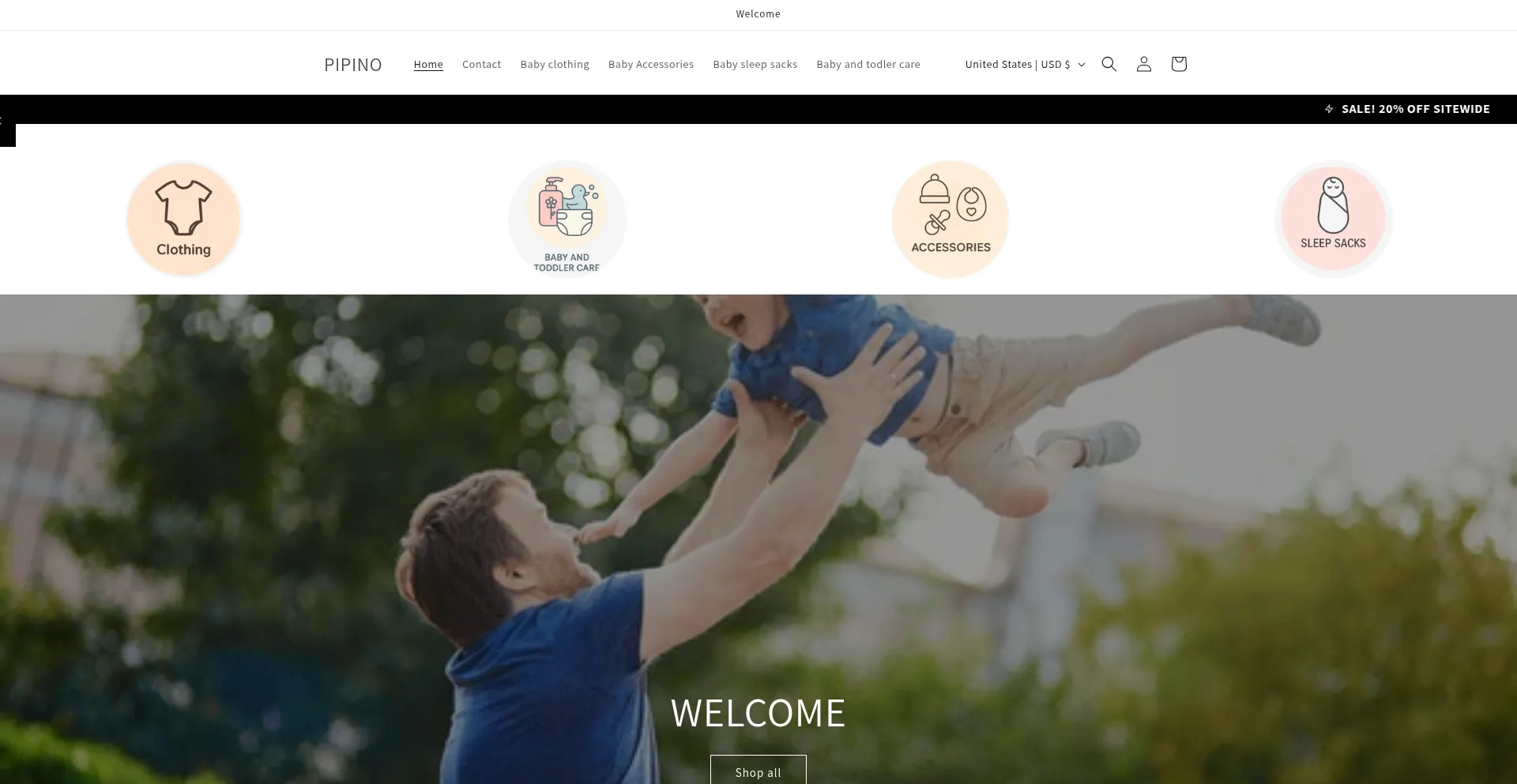 Website screenshot of Lifeforcestudio.store