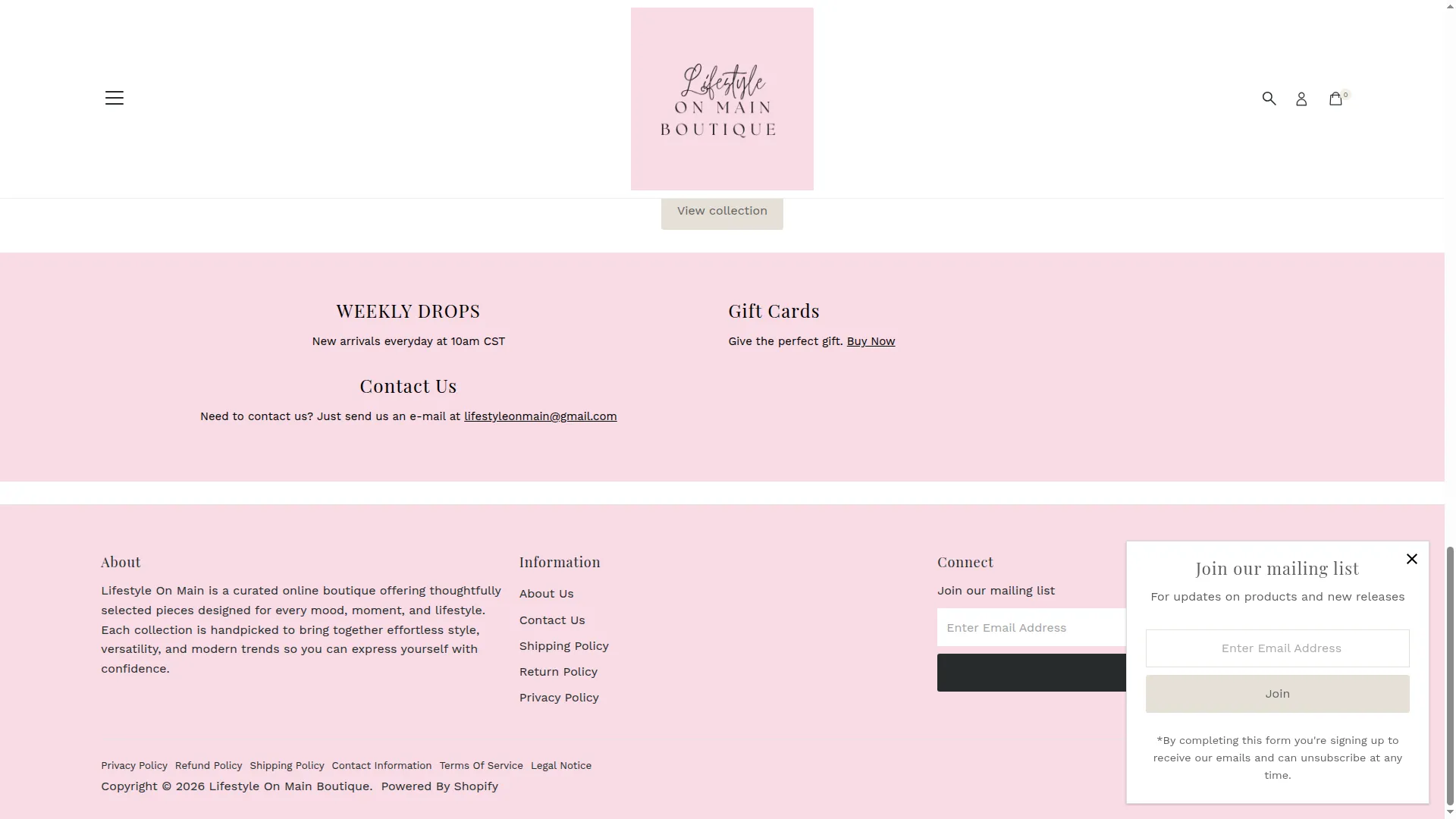 Lifestyleonmainboutiquellc.com