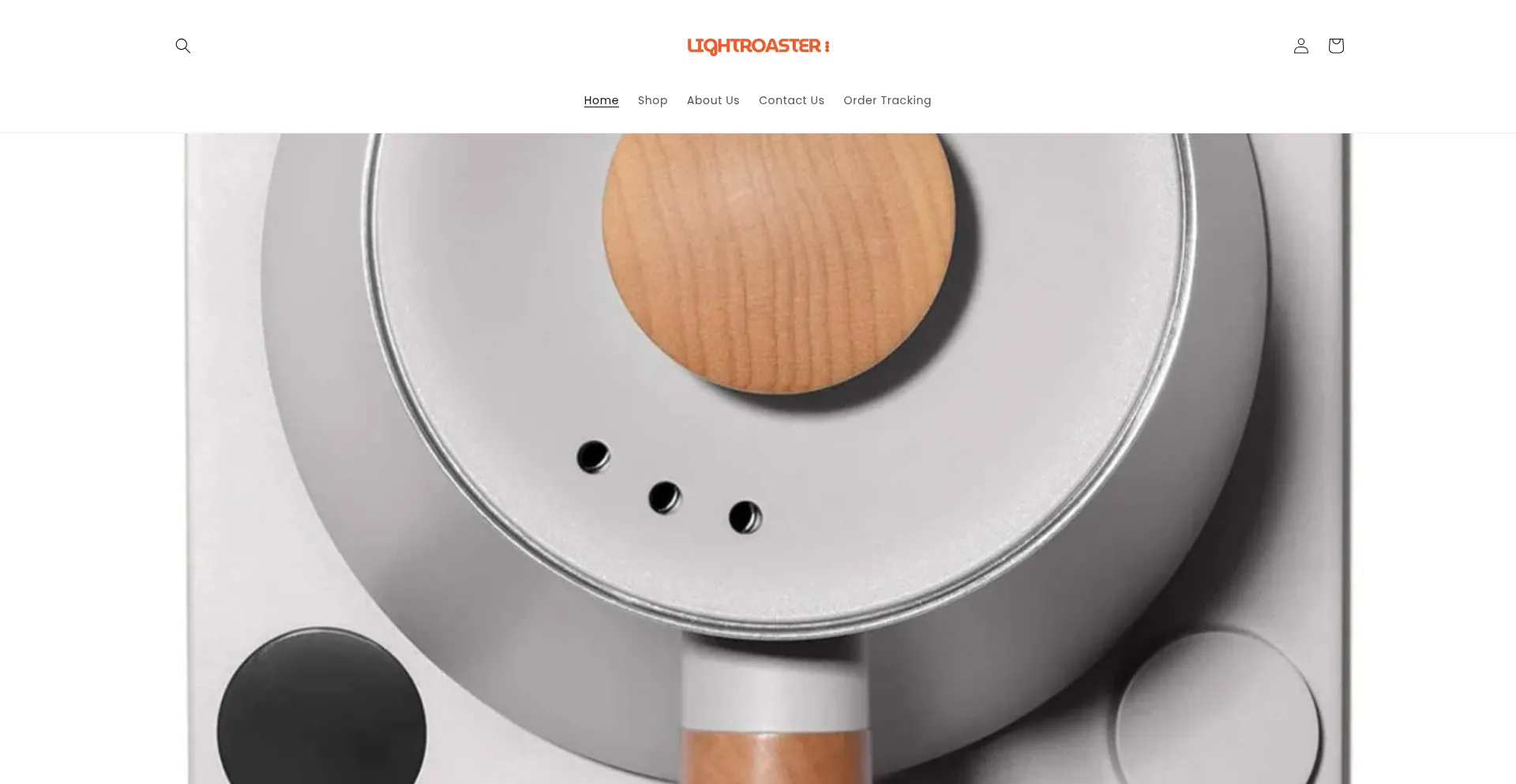 Website screenshot of Lightroaster.com