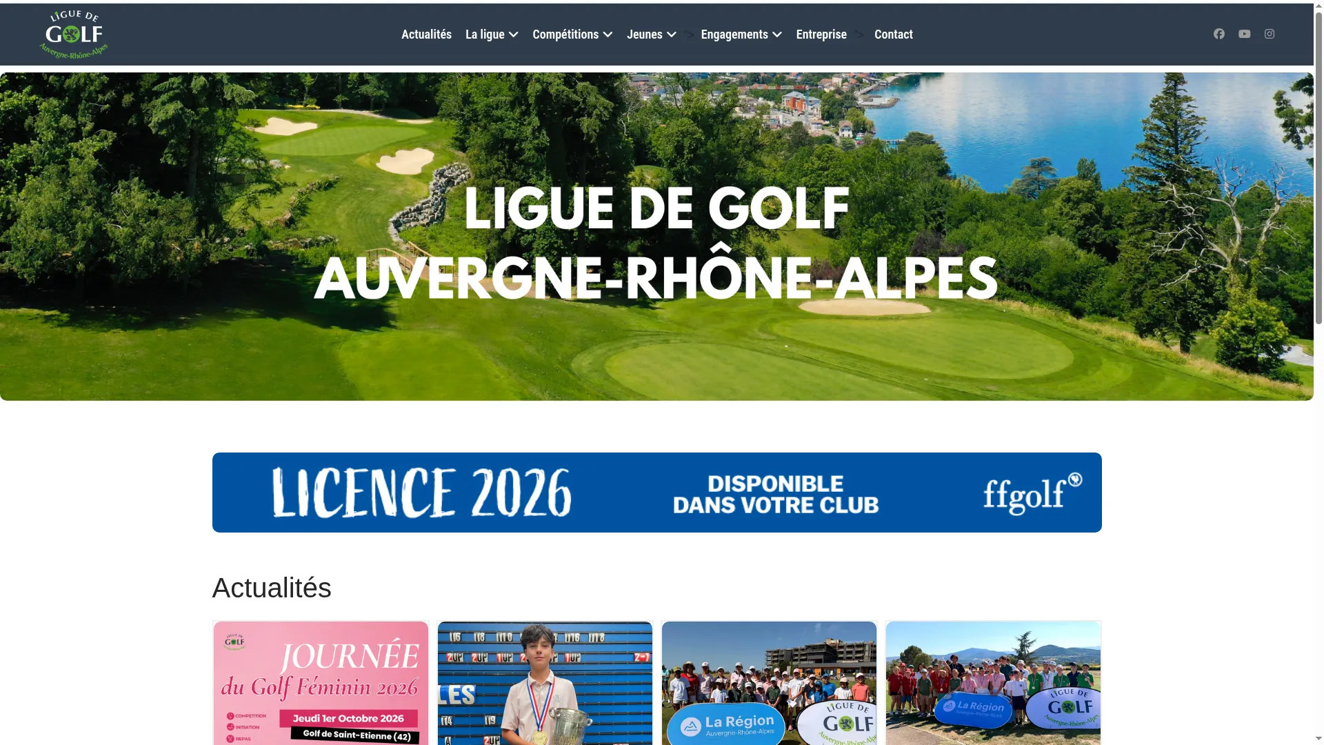Liguegolfaura.com
