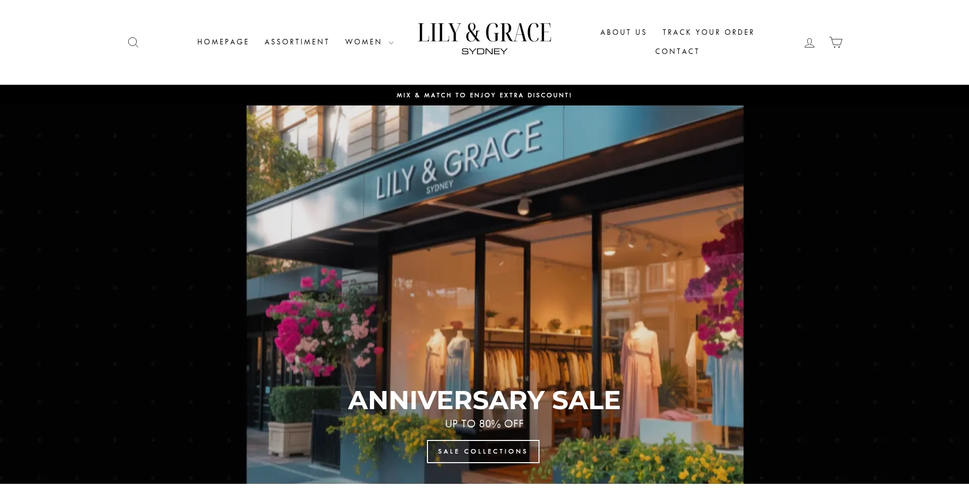 Website screenshot of Lilygracesydney.com
